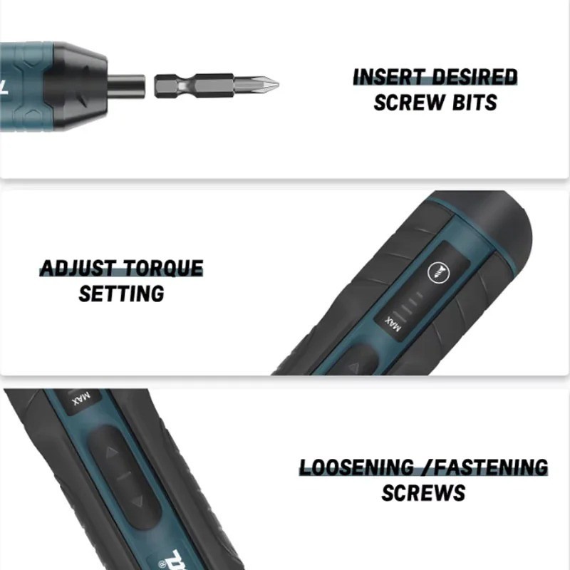 Makita Cordless Electric Screwdriver 1300mah Rechargeable Adjustment Power