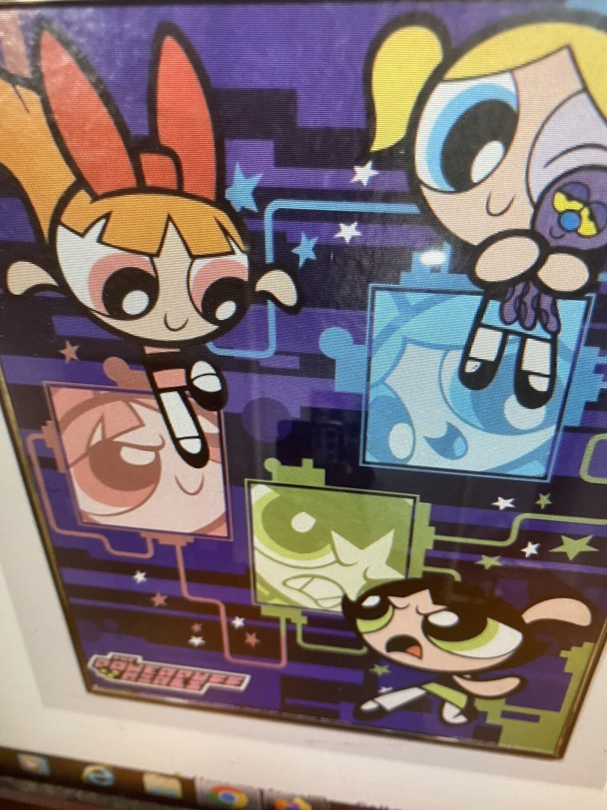 Vintage 2000 The Powerpuff Girls Poster Print 51cm x 41cm | USA Made