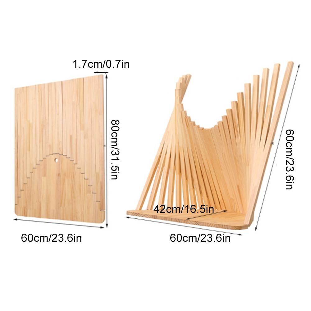Wall Mounted Wooden Table Foldable Hanging Desk for Home Office Study Bedroom US