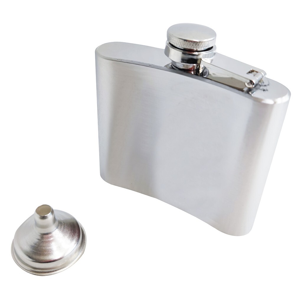 5oz Pocket Flask with Portable Funnel Portable Alcohol Wine Bottle Stainless