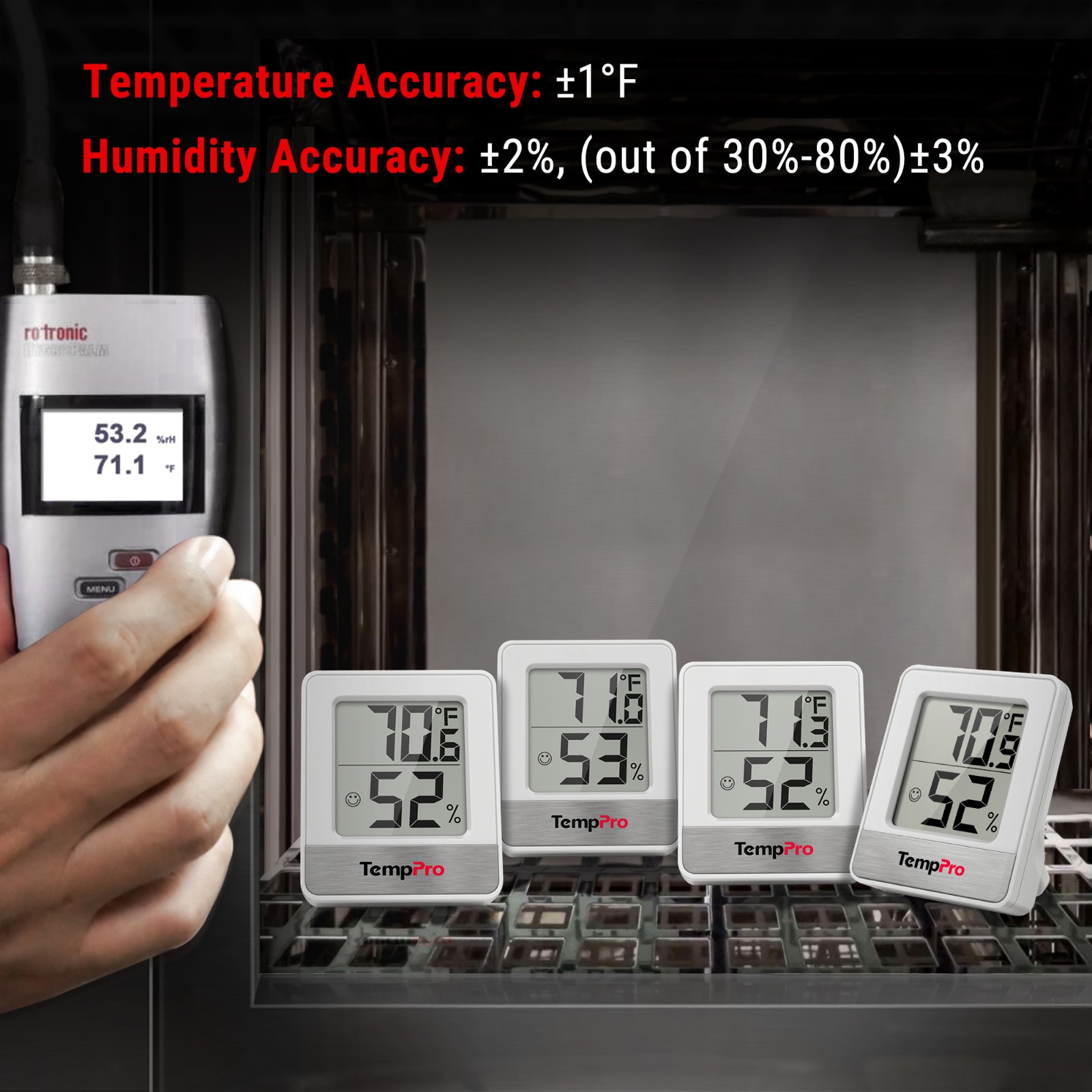 Mini ThermoPro LCD Digital Indoor Hygrometer Thermometer Humidity Monitor Meter