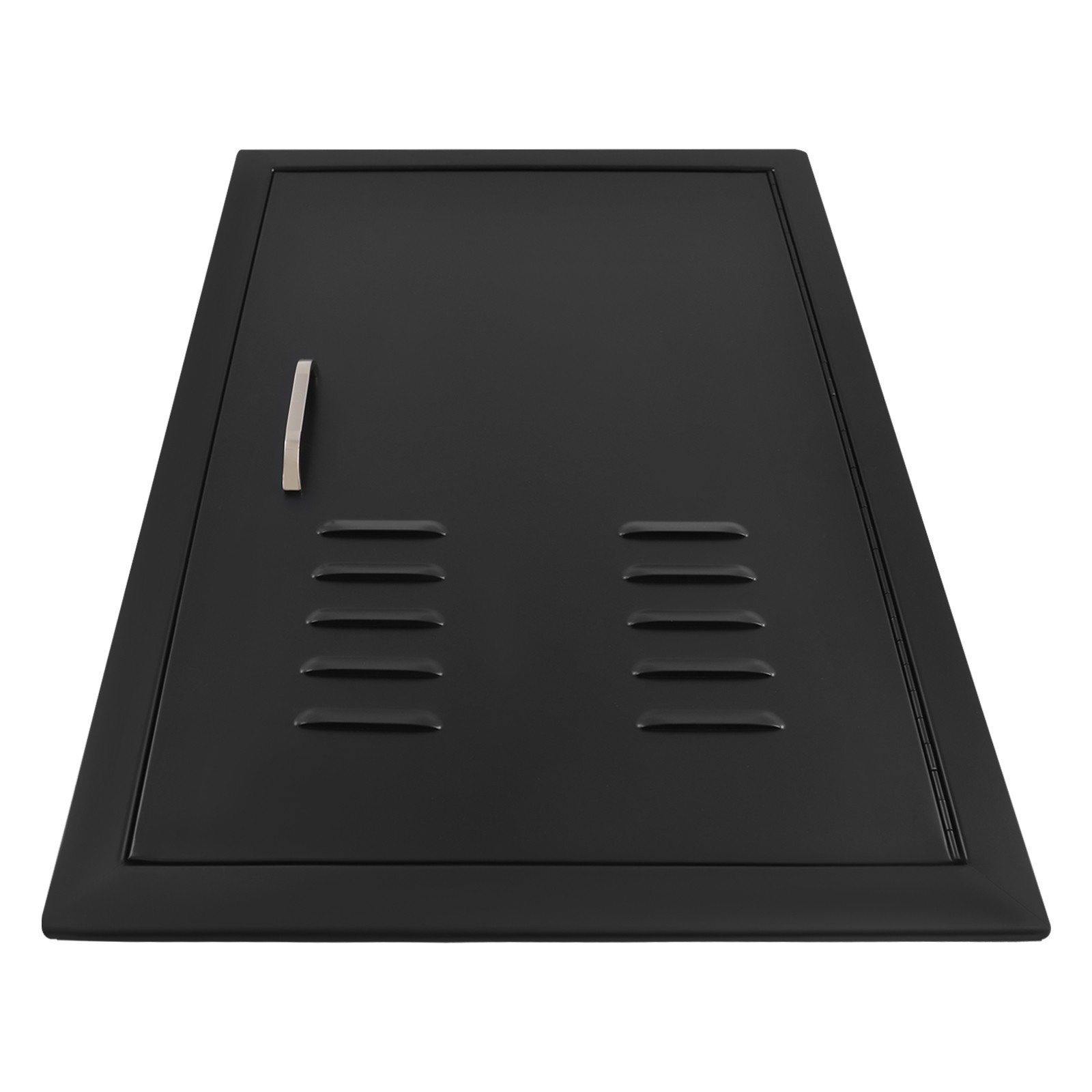 BBQ Access Door Black, Kitchen Doors, Flush Mount Single Vertical Door for BBQ