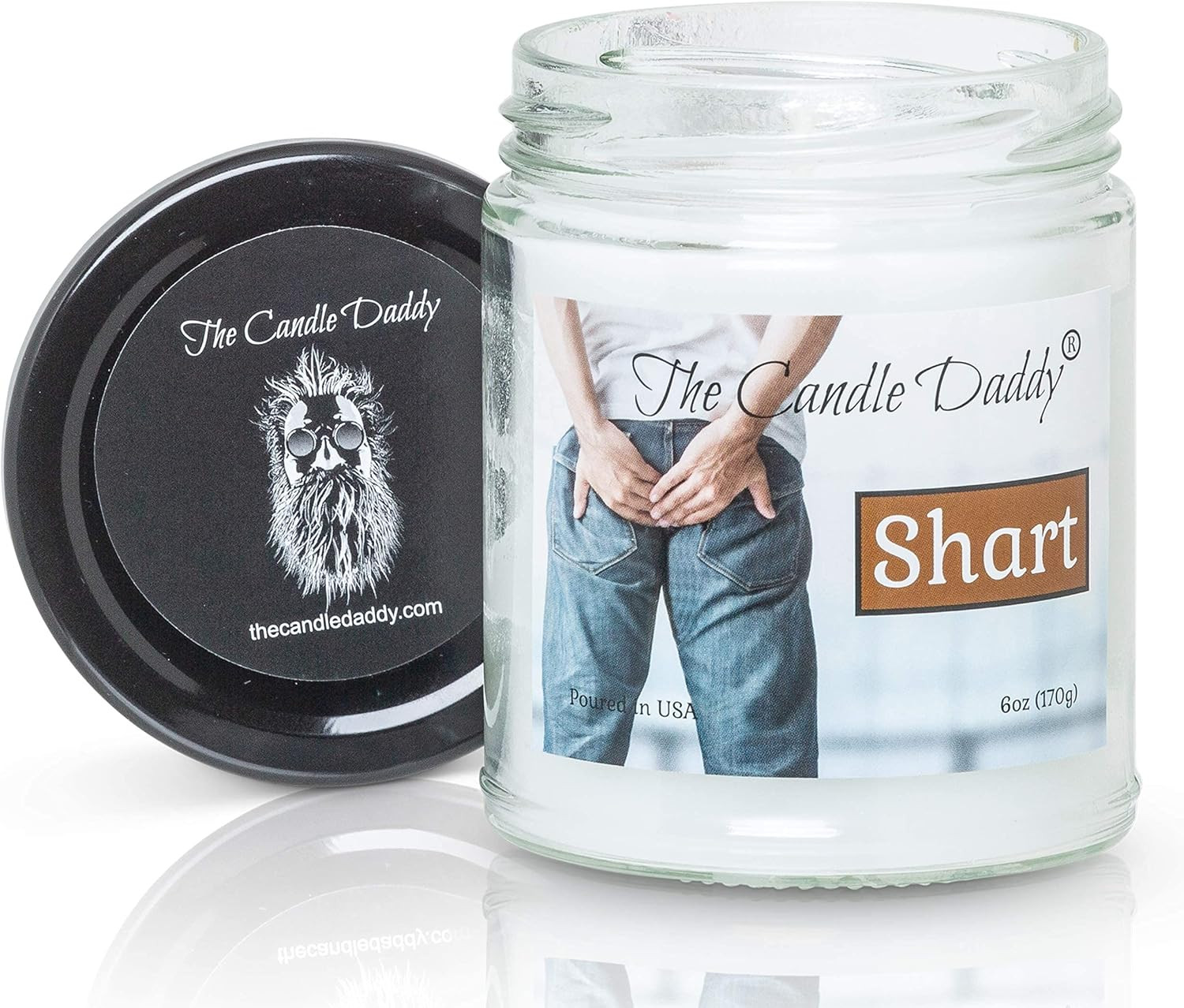 Terrible Scent Prank Candle, Funny Gag Gift, 6 Oz Jar