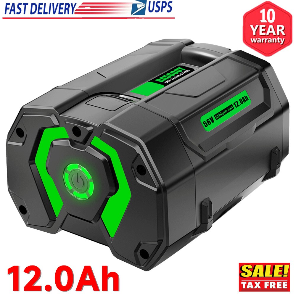 56V 12.0Ah Lithium-ion Battery For EGO 56V BA2800 BA4200 BA4200T BA6720T BA1400T