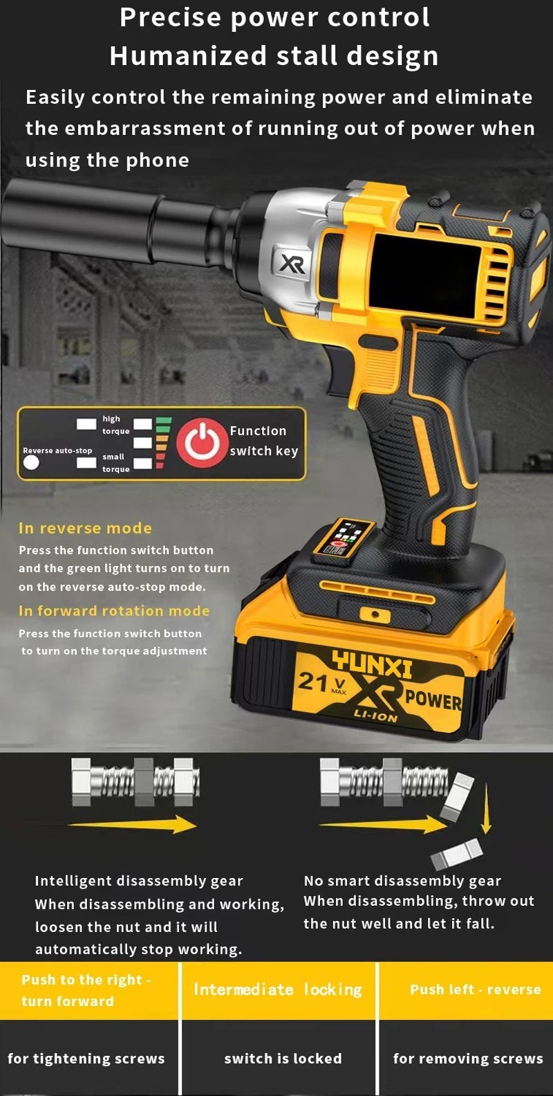 350N 21V Cordless Impact Wrench & Drill Kit，Car Repair Heavy DIY Gift
