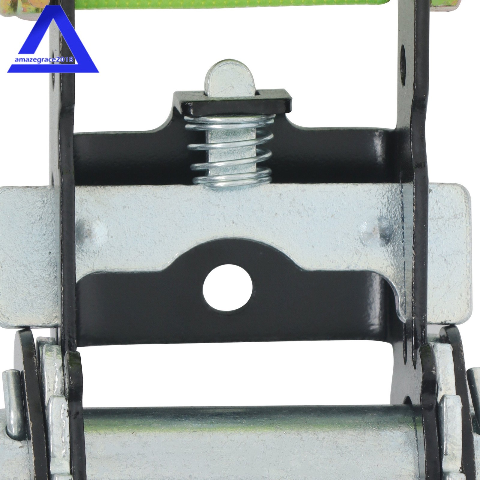 4Pack 1.6″ × 8 Feet Heavy Duty Tie Downs 5208Lbs Ratchet Straps W/ S Hook Green