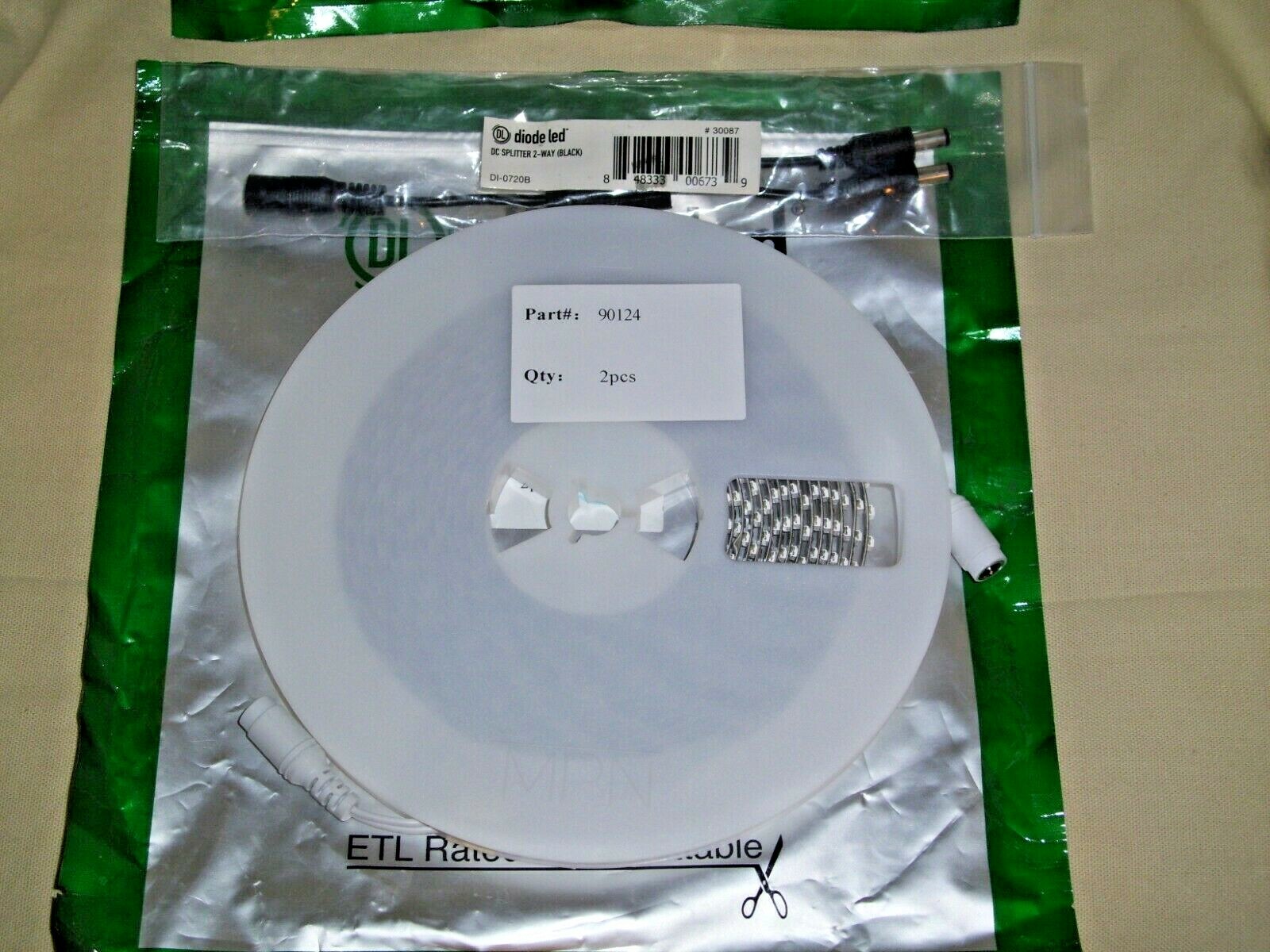 DIODE LED TAPE LIGHT & 2-WAY SPLITTER! 75″-79″ TAPE LENGTH #90124