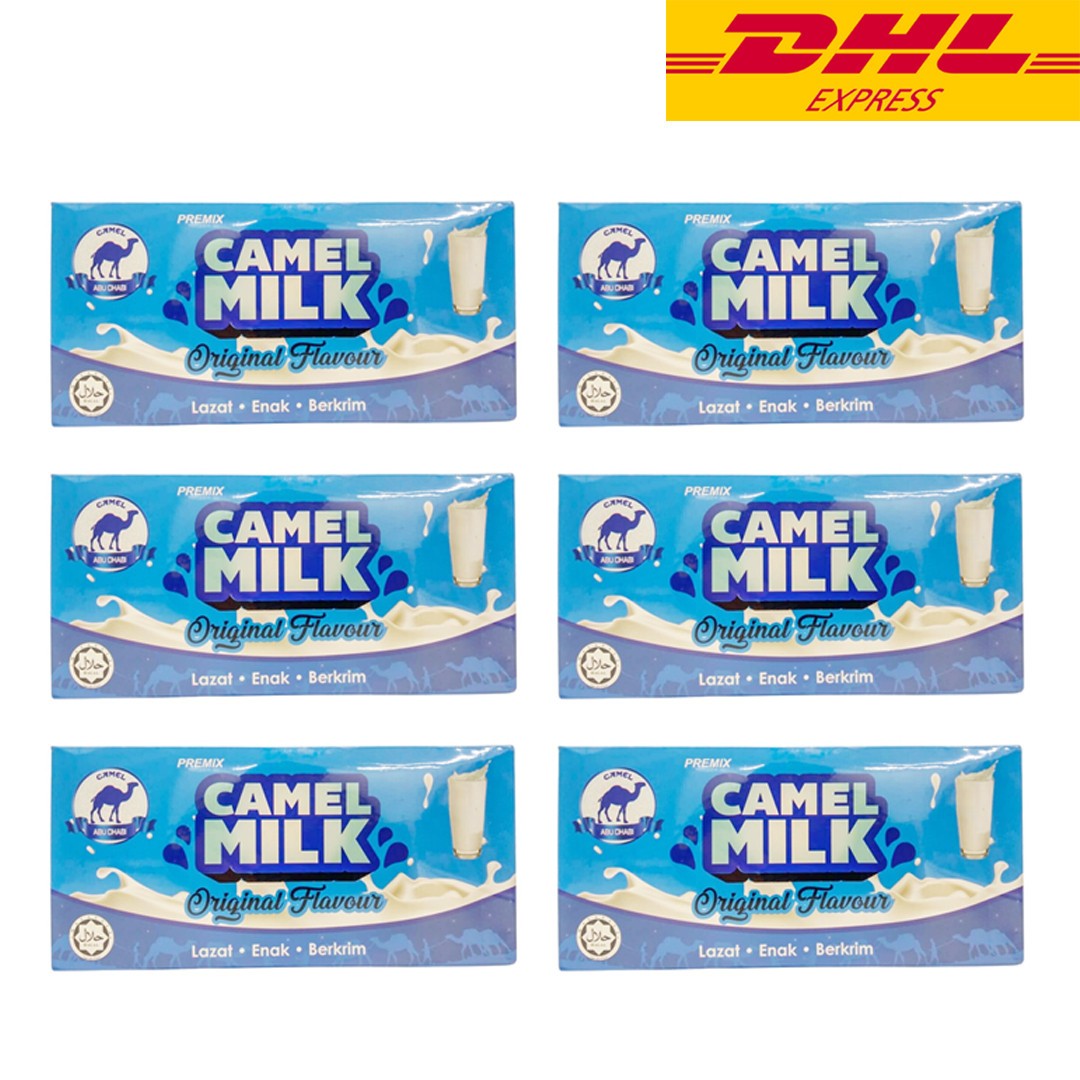 6X Boxes Original Camel Milk Powder Halal Pure (20 sachets x 25g) FREE DHL SHIP