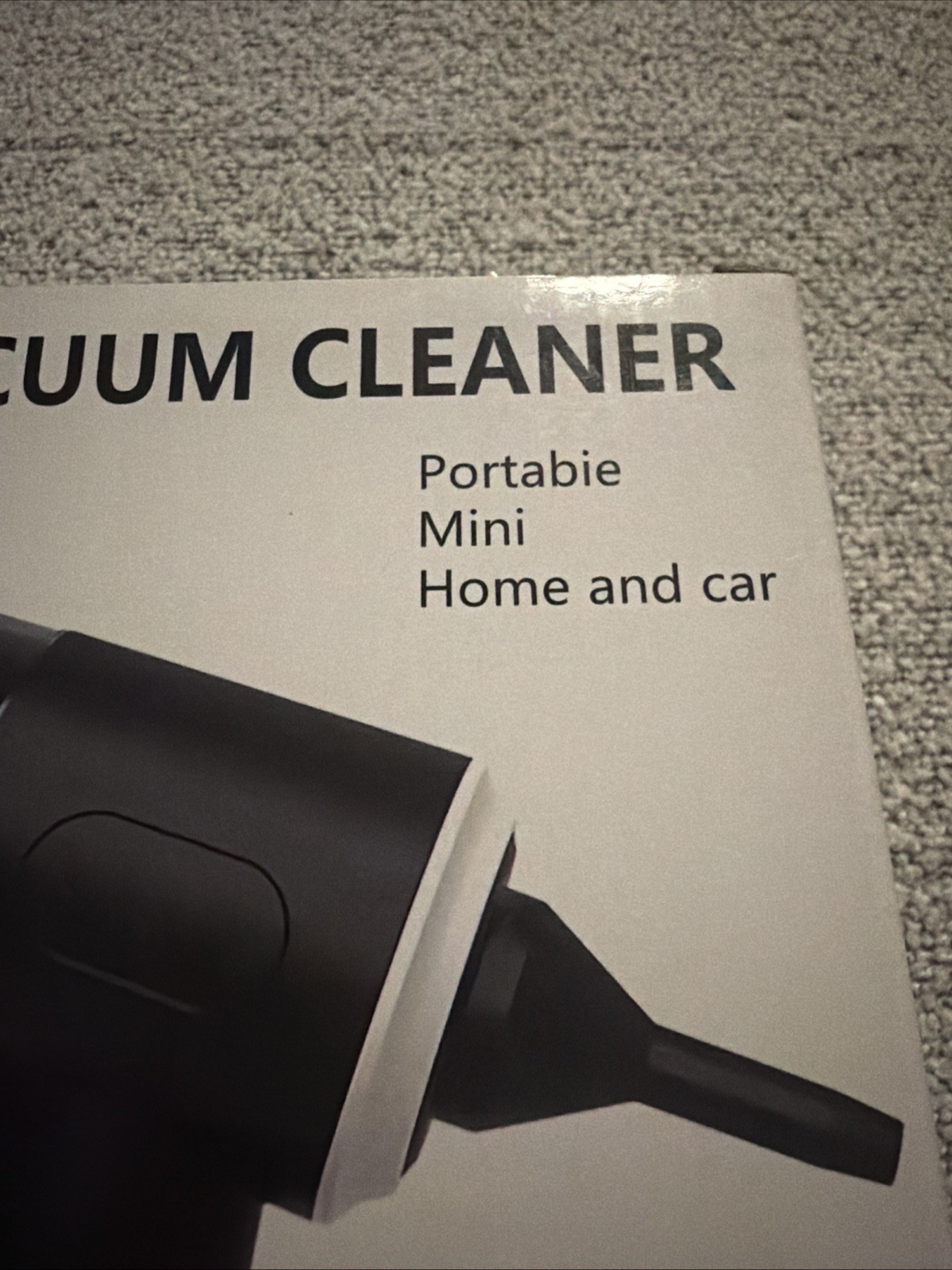 The Perfect Part Handheld Vacuum Cleaner – Black