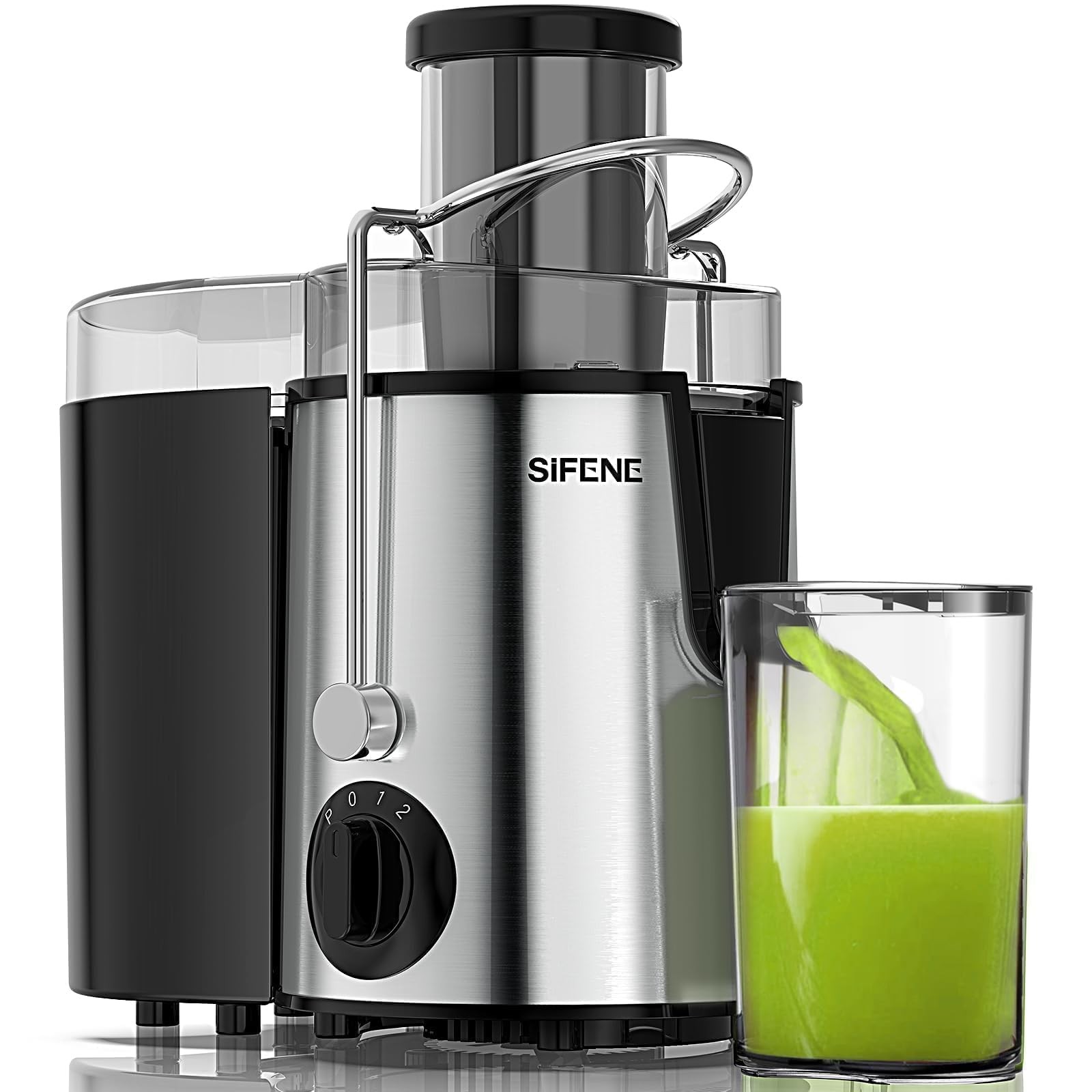 Juicer Machine, SIFENE 3 Wide Mouth 500W Centrifugal Juicer for Vegetable and