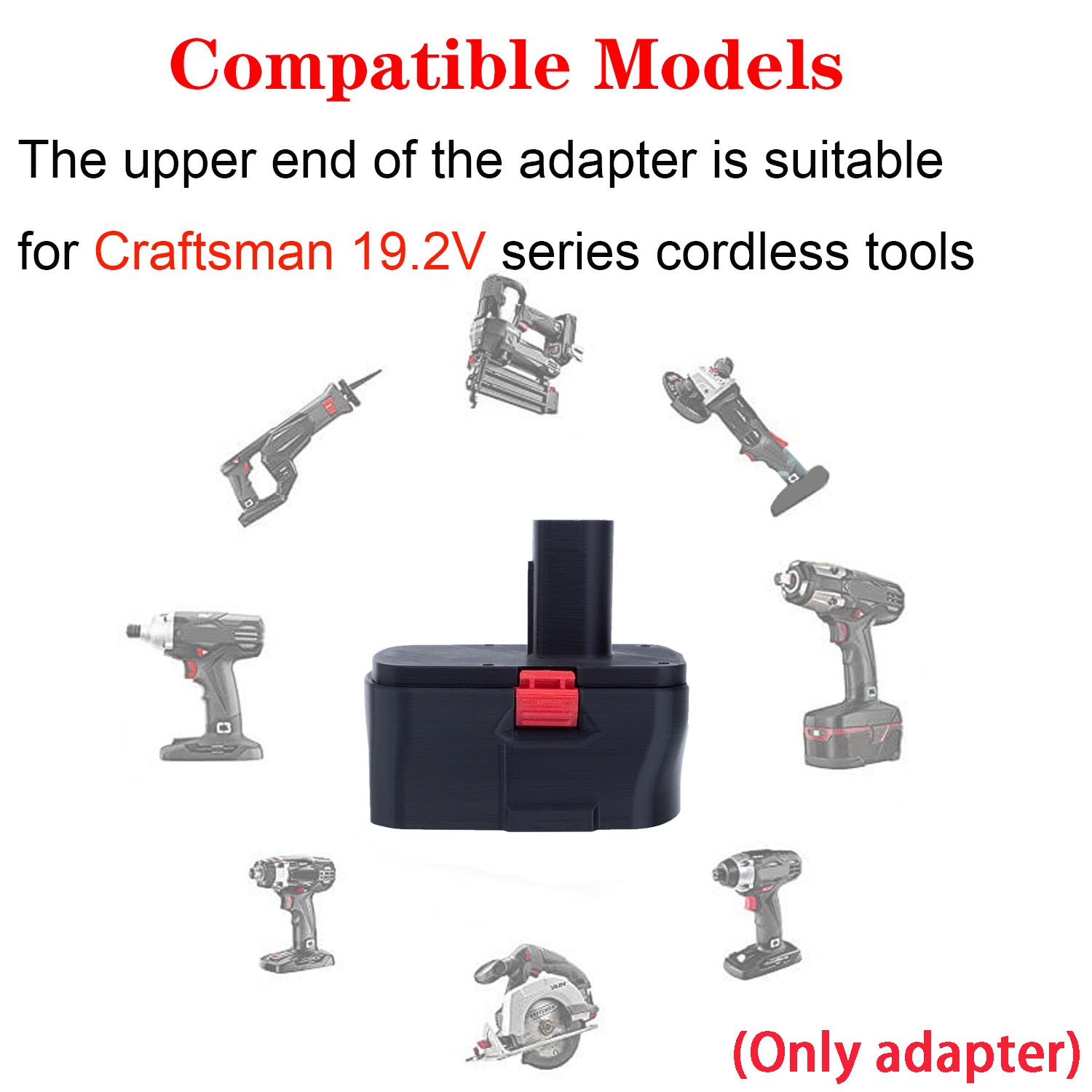 Battery Adapter for Craftsman C3 19.2V Power Tools Use on for Ryobi 18V Battery