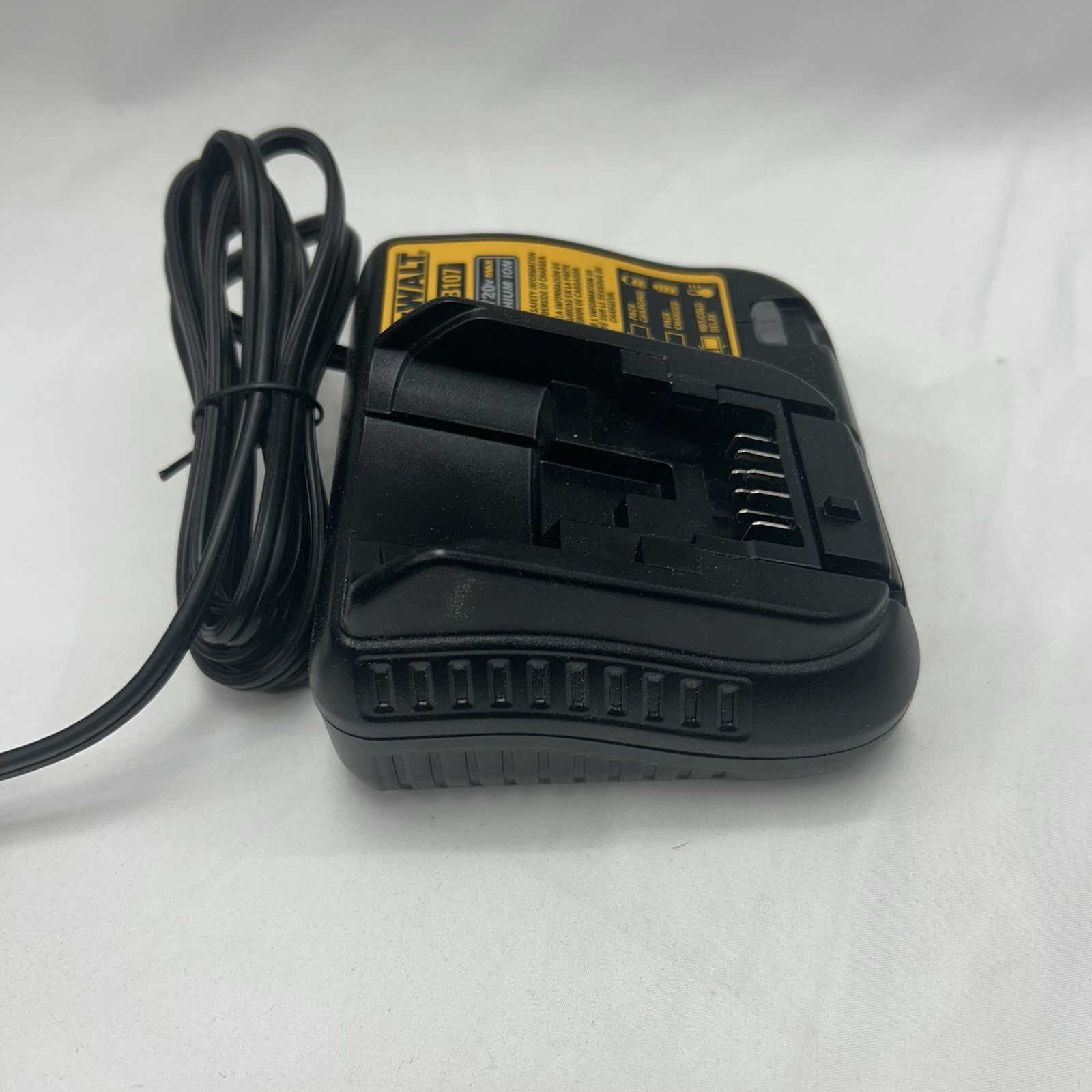 DeWalt DCB107 12V/20V MAX Charger Open Box — Fast Charge, OEM Tested