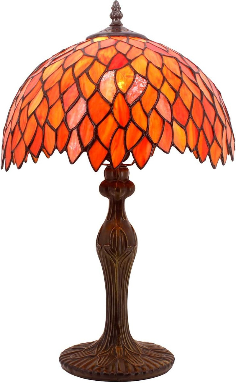 Dark Bronze Table Lamp Base Replacement for Tiffany Style Shades, 18″ Height