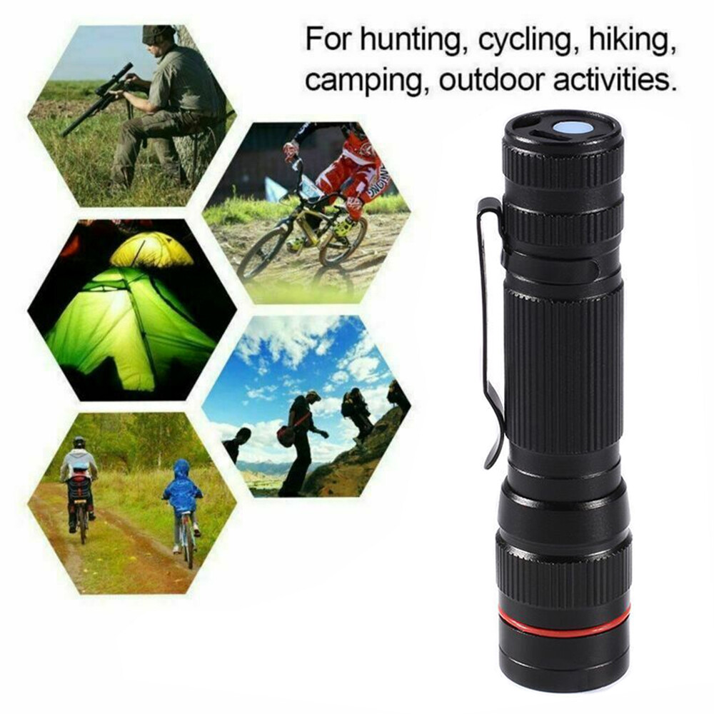 350000000 Lumen Super Bright LED Tactical Flashlight Rechargeable LED Work Light
