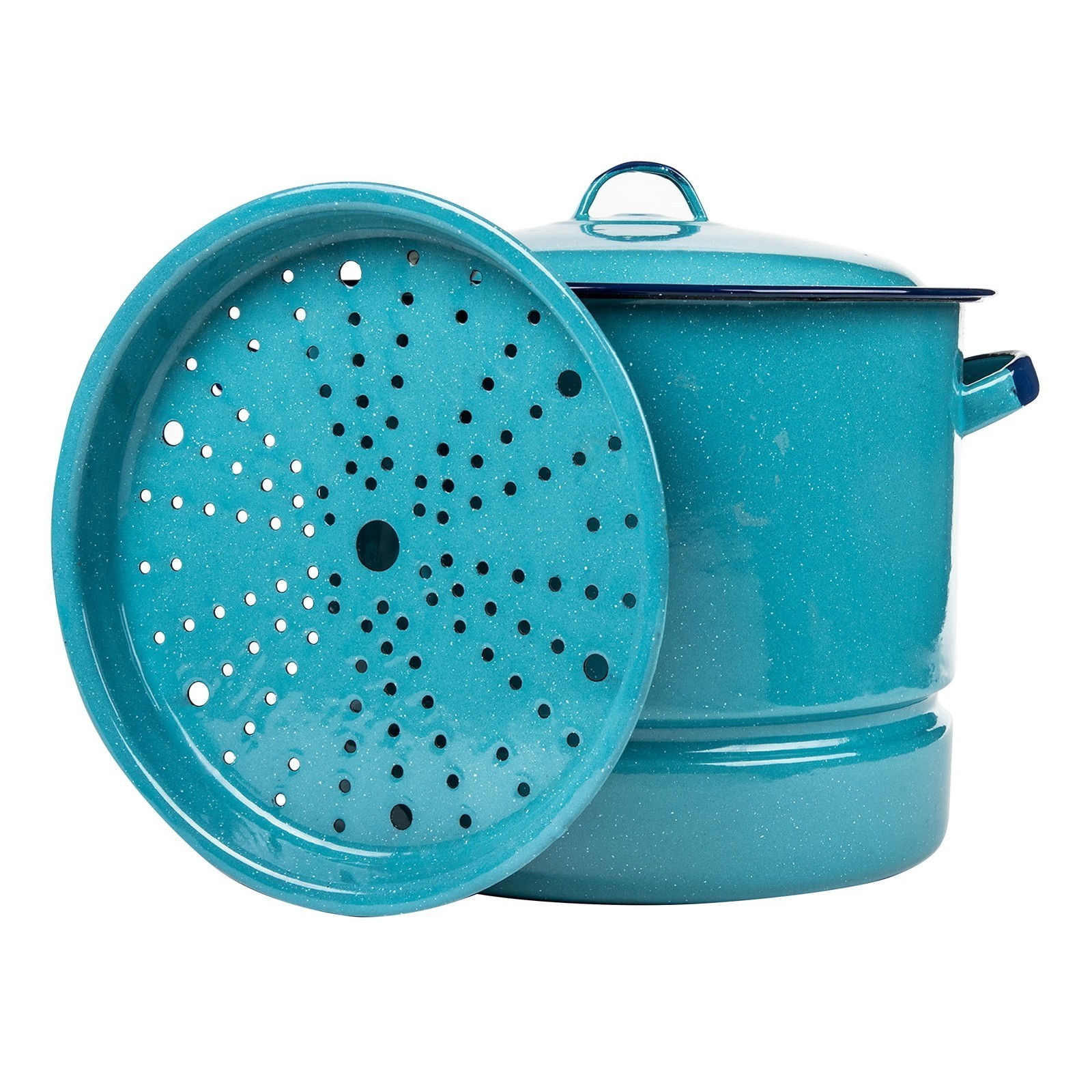 15-Quart Steamer Pot with Lid & Trivet Kitchen Cooking Dishwasher Safe Parts