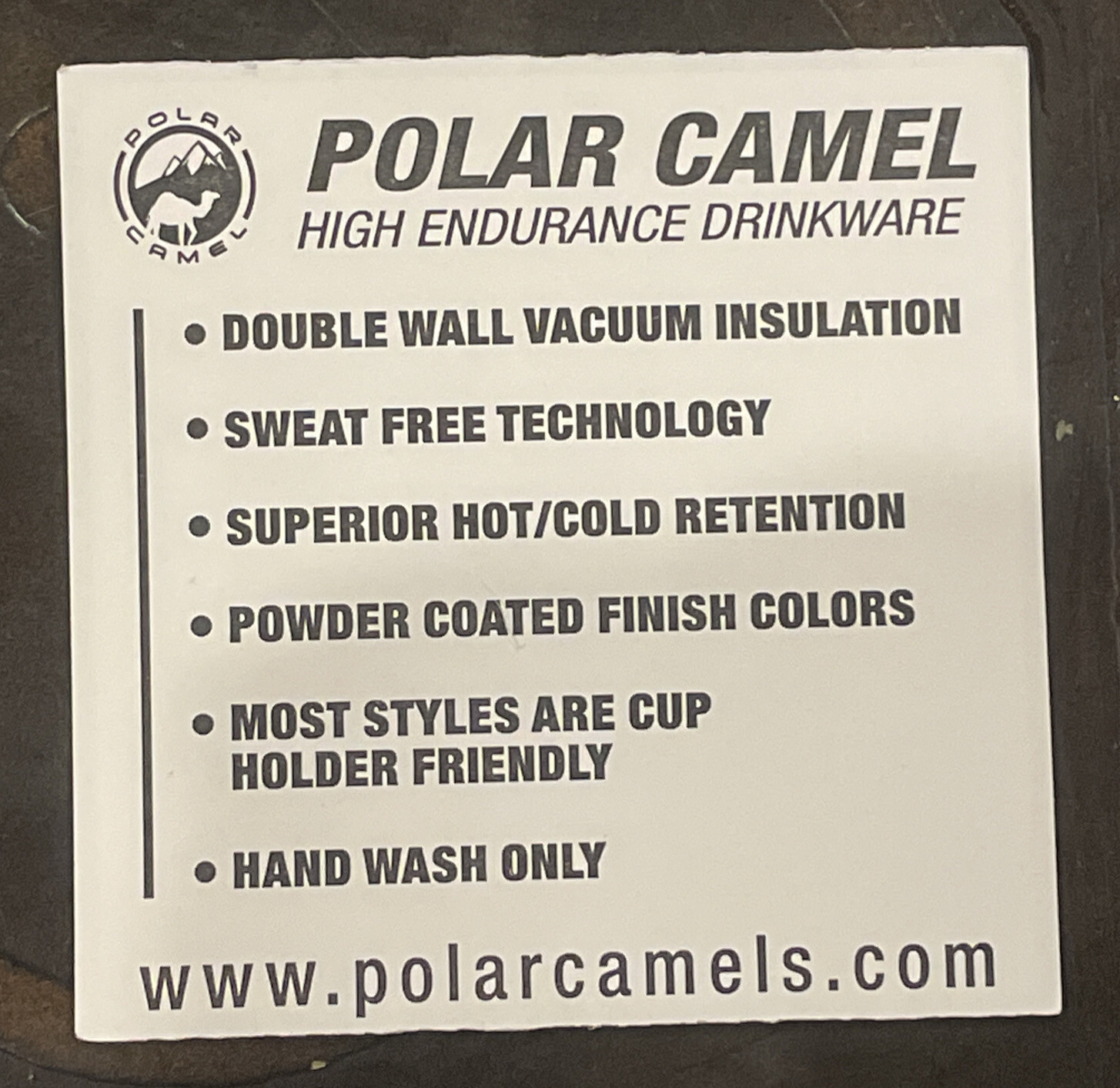 Polar Camel 20oz Vacuum Insulated Water Bottle Travel Tumbler Cup IGNITE Slogan