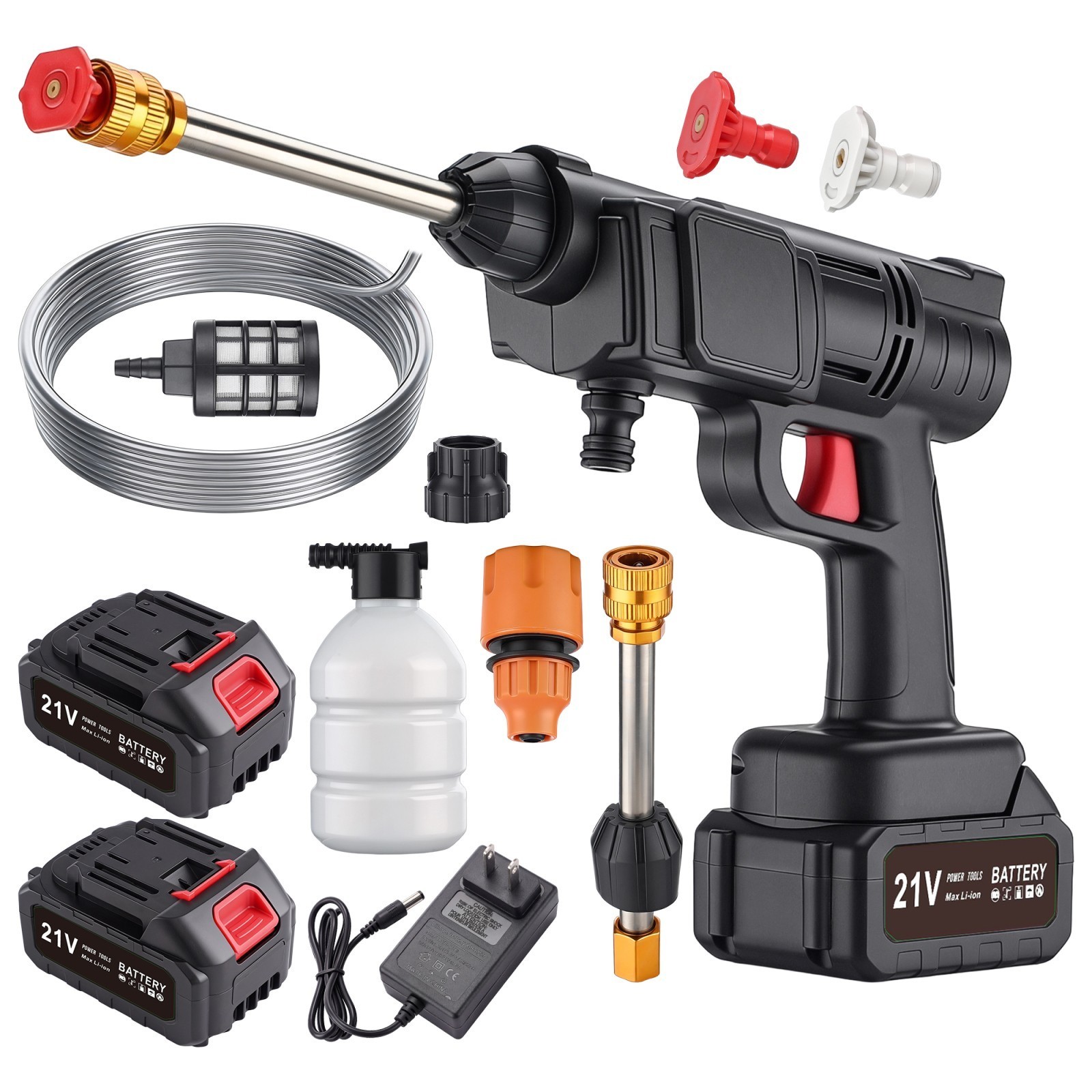 Water Pressure Washer For vehicles Portable 70 dB US 1.2mpa/145PSI Cordless