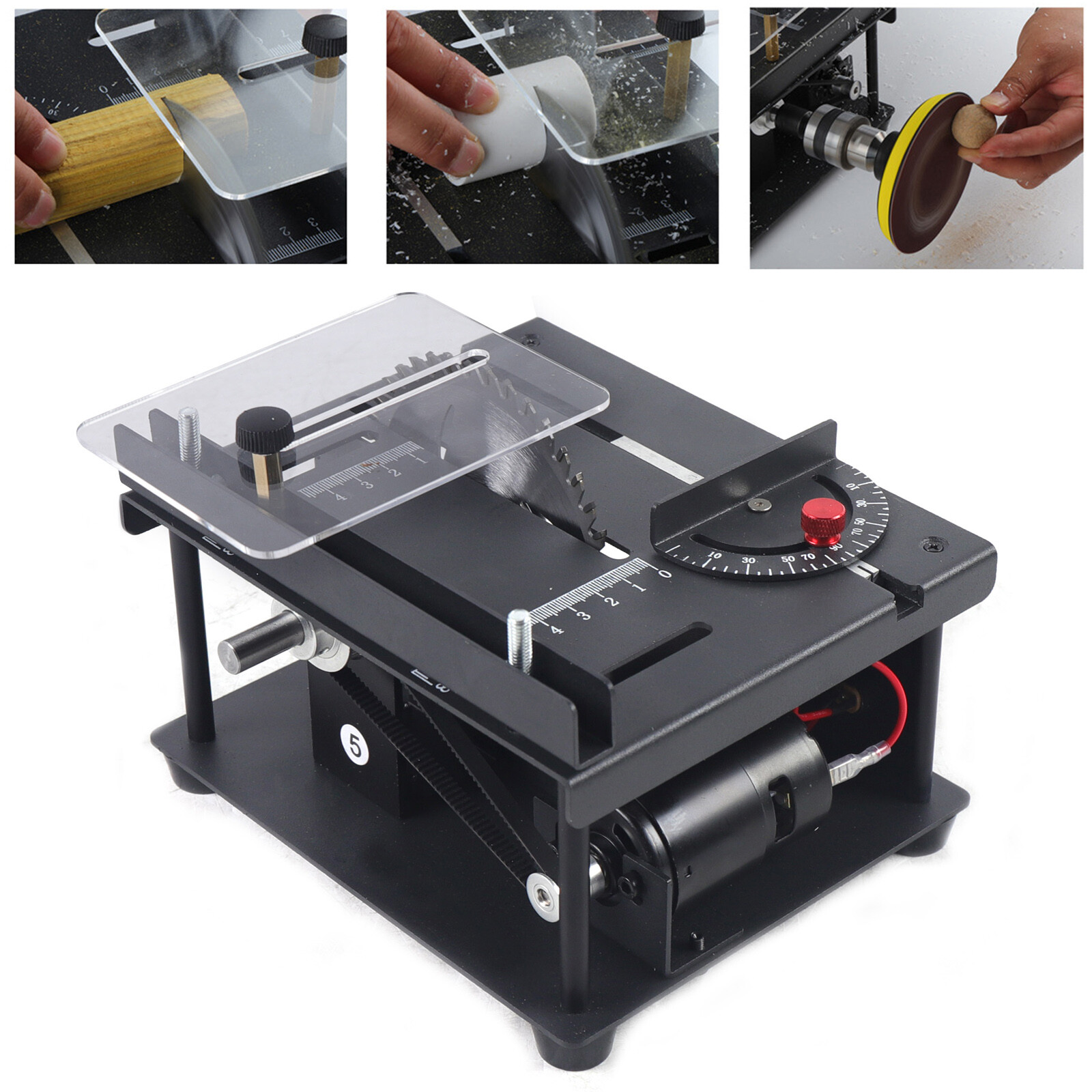 Compact Heavy Duty Table Saw Rotating Speed 1000-3000r/min Work Shop Portable US
