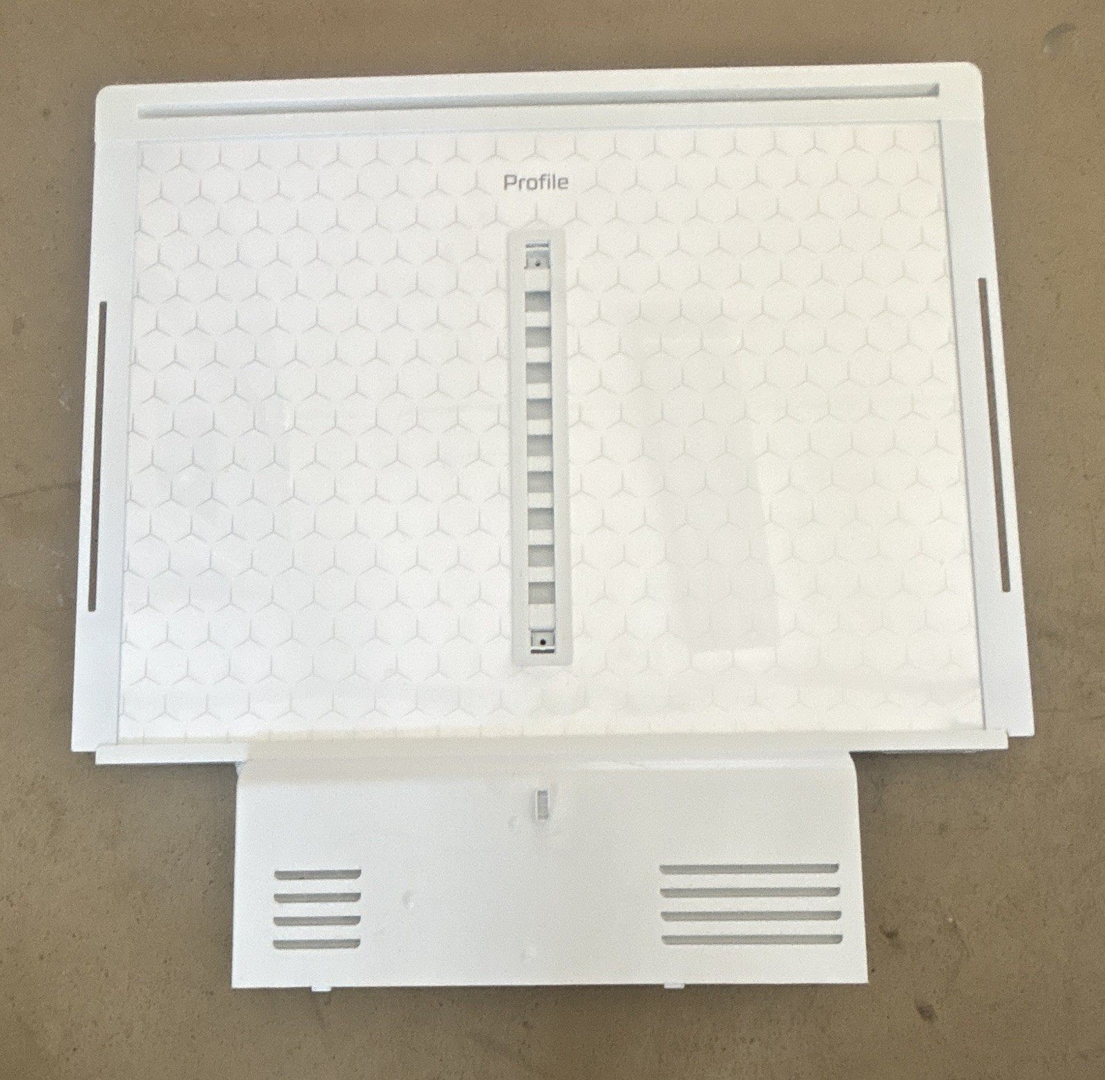 GE Profile Fresh View Air Tower w/ Fan & LED White Plastic MPN 0060859295