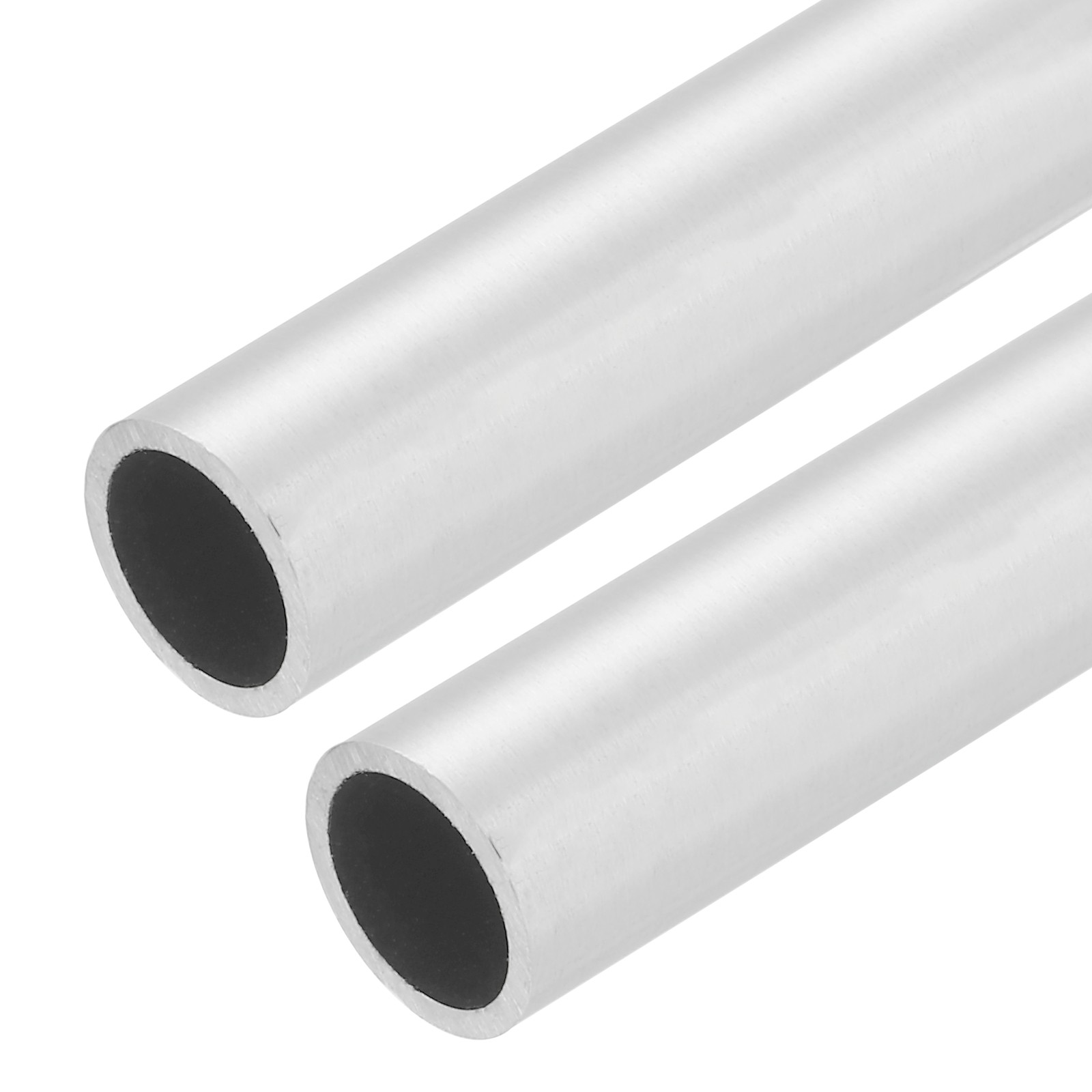 2Pcs 406.4mm x 5mm x 1mm 304 Stainless Steel Tubing Round Metal Pipe Steel Tube