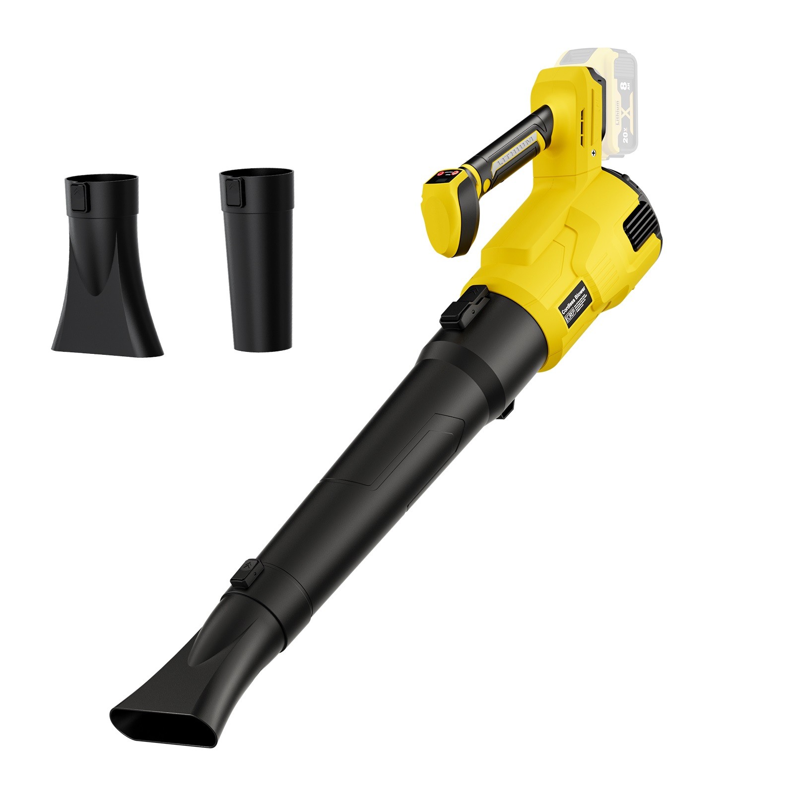 Cordless Leaf Blower W/ 8000mAh Battery and Charger 21V 130MPH Electric