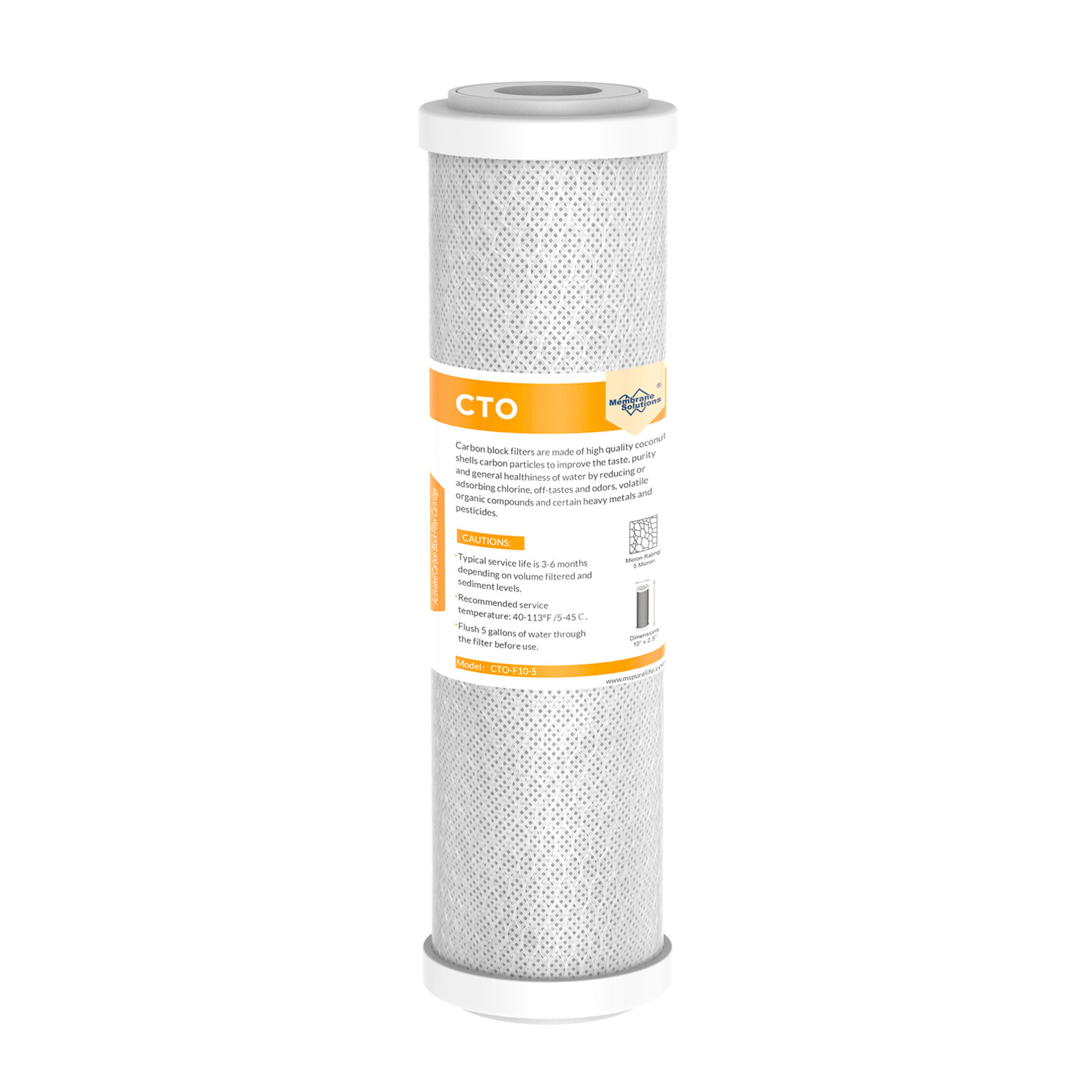 1-4Pack 2-Stage RO System 10×2.5″ Sediment Carbon Block Water Filter Whole House