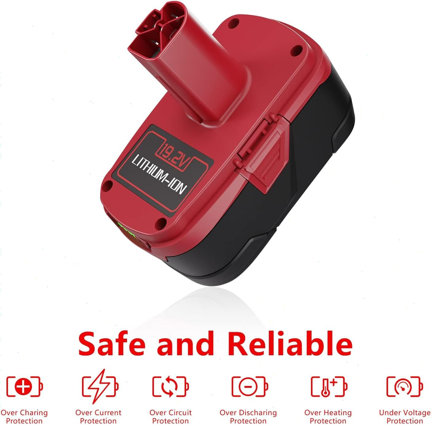 2Pack For Craftsman 19.2V 8.0Ah C3 DieHard Lithium-ion XCP Battery 11375 11570