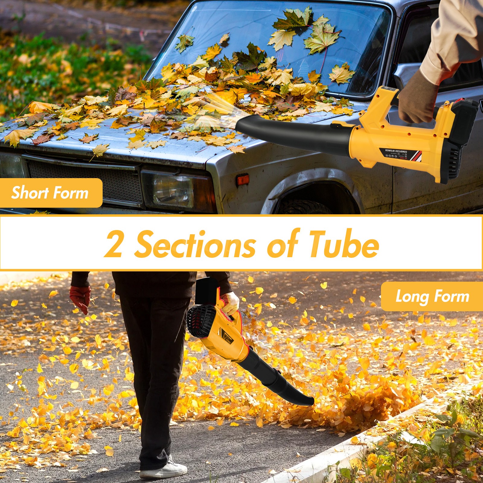 Cordless Leaf Blower with 6000mAh Battery and Charger 21V 170MPH 540CFM Electric