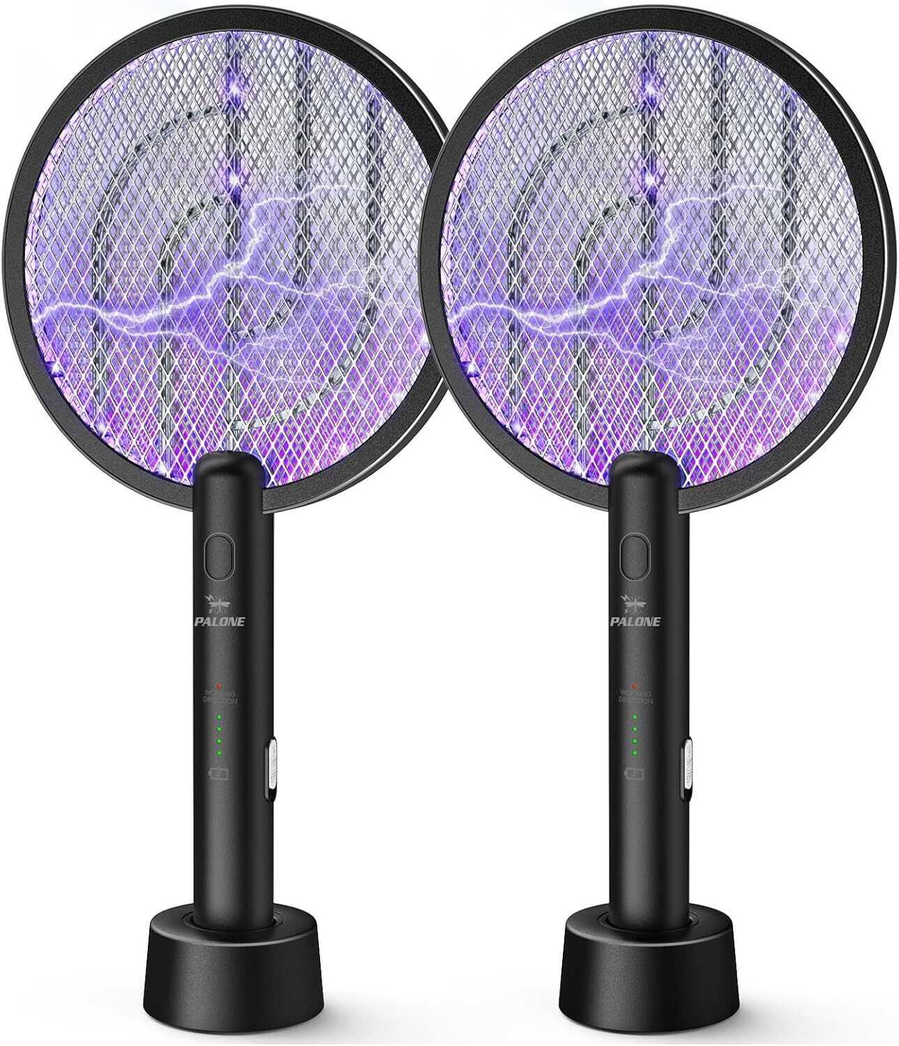 ⚡2Pack Electric Fly Swatter Bug Zapper Zap Mosquito Killer Pest Insect Racket