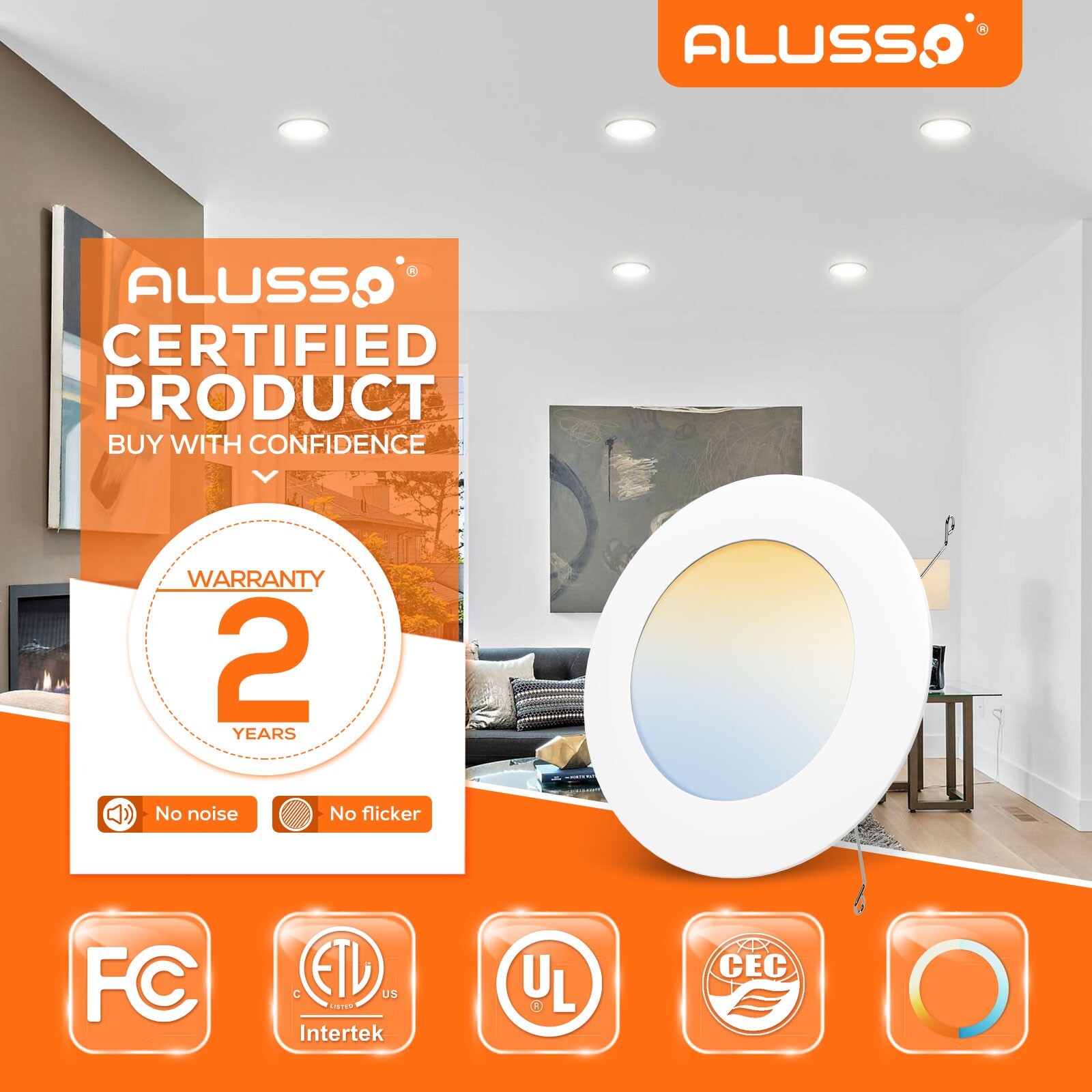 12 Pack 6 inch LED Can Recessed Lights 12W 1100LM 5CCT Selectable Dimmable White