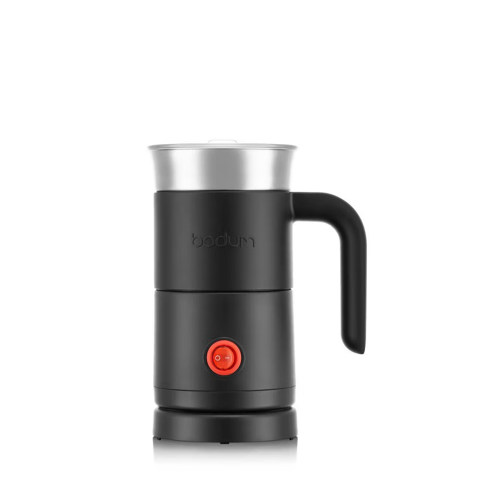 Bodum 10 fl oz Milk Frother Black handle Electric Coffee Steamer 500W