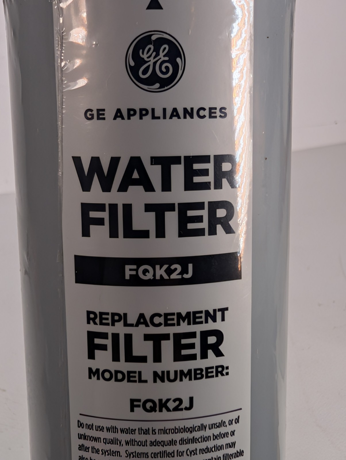 GE Under Sink Water Filter Replacement Dual Flow 6 Months (FQK2J) 2 Filters
