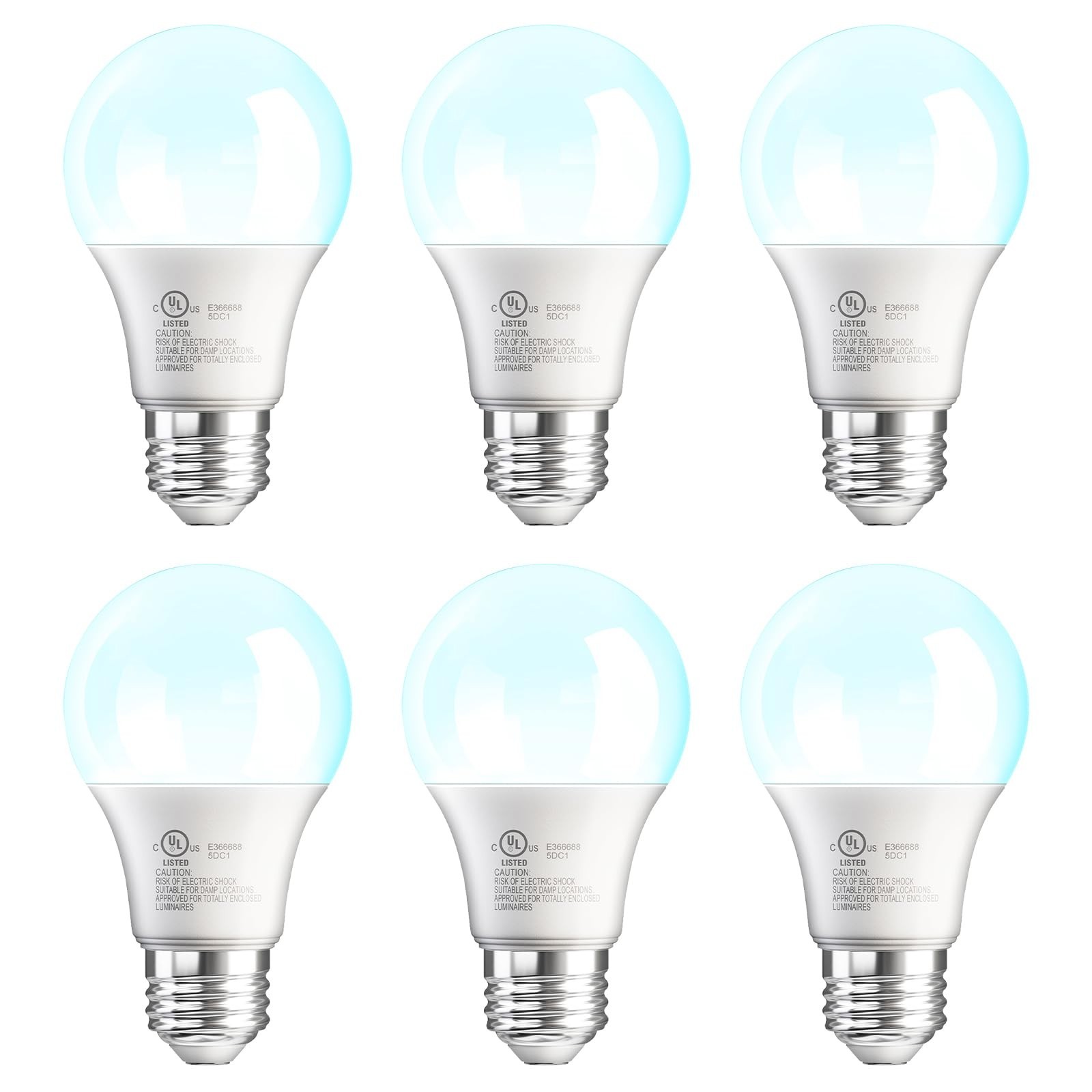 12Pack Regal LED A19, E26 Light Bulbs Daylight 9W (60W Equivalent) 800 Lumens