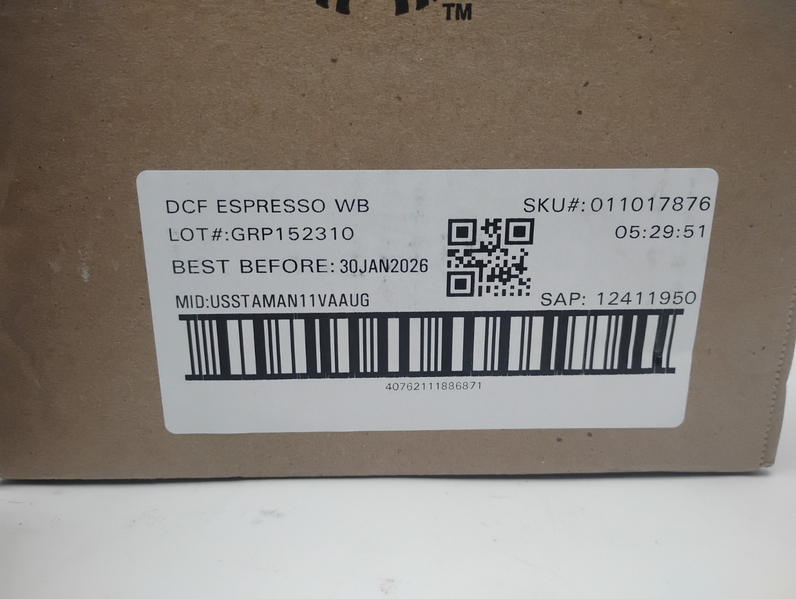 Starbucks Decaf Espresso Dark Roast Whole Bean Coffee 6-1lb / 16oz Bags