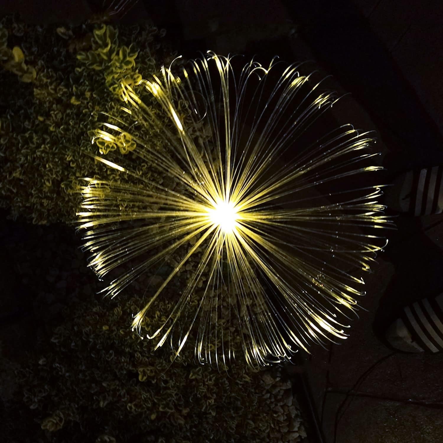 2PCS Solar Power Garden Lights LED 7Color Changing Stake Jellyfish Light Outdoor