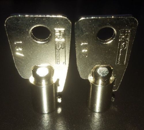 2 Keys Code Cut 2001 – 2100 Sentry Safe model: F2300 Tubular Round Ace Key