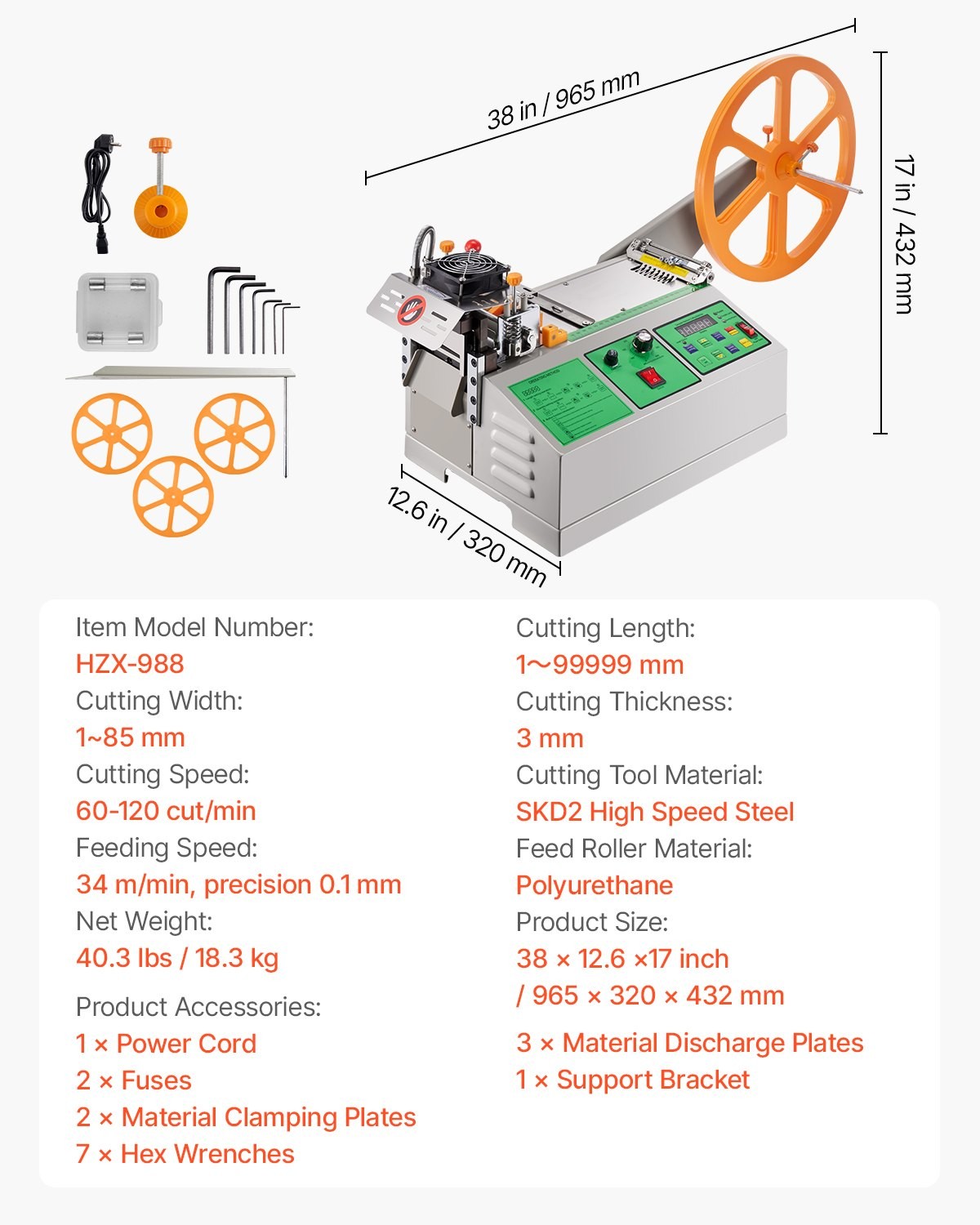 Automatic Webbing Cutting Machine, Hot and Cold Ribbon Cutting Machine with Adju
