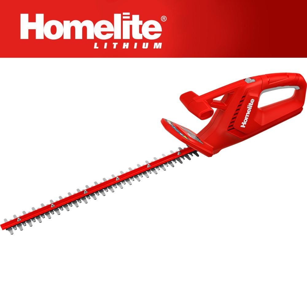 Homelite 12V Lithium 18 in. Cordless Hedge Trimmer w/ 2.5 Ah Battery & Charger