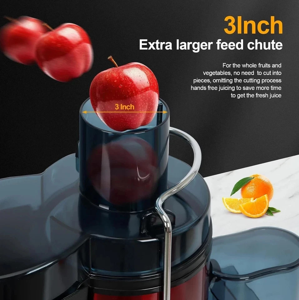 Extractor De Jugos Para Frutas Y Vegetales Acero Inoxidable Exprimidor De jugo