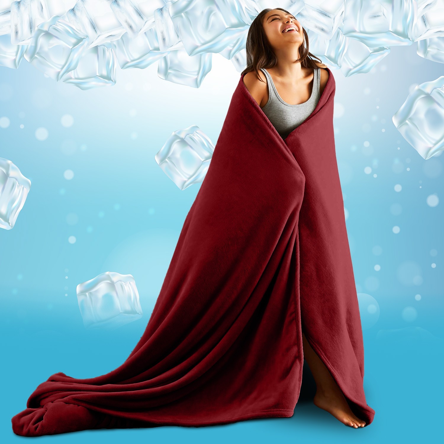 Cooling Blanket Cool Ice Summer Blanket Air Condition Healthy Sleep Thin Quilt