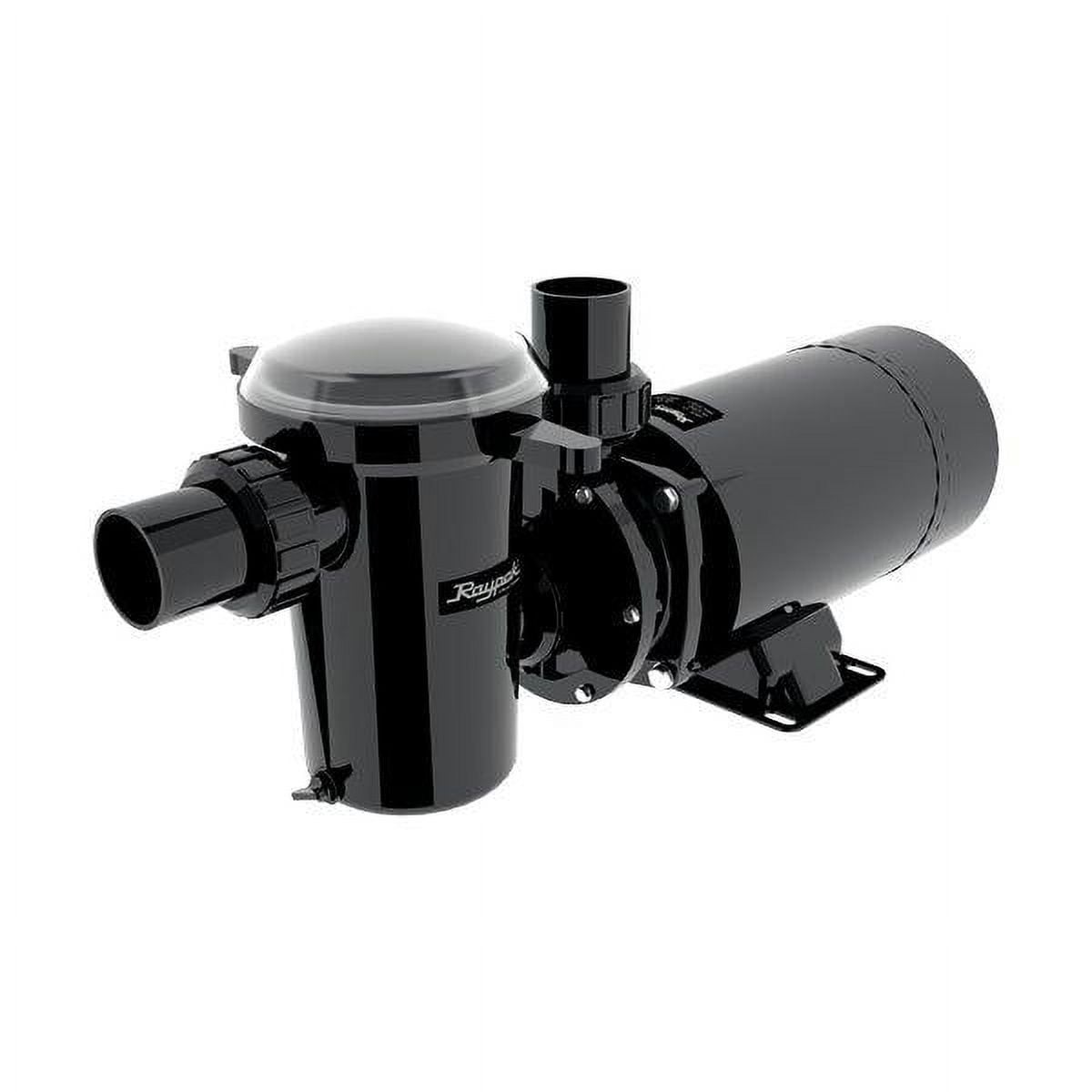 Raypak Protege AGP Above Ground Pool Pump, 1.0 HP Motor, 1.5 in PVC Union