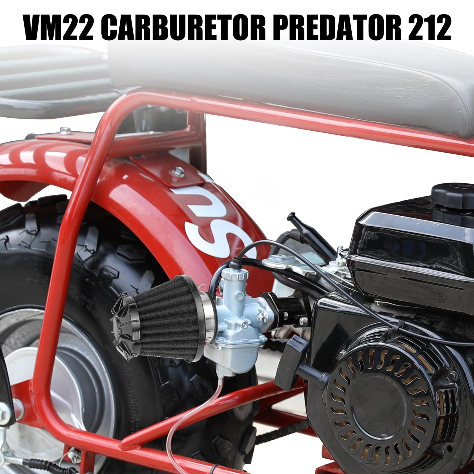 VM22 26mm Carburetor Stage 1 Kit Replacement for Predator 212cc 224cc