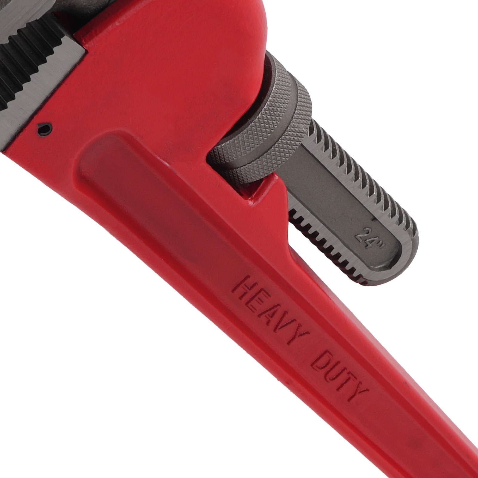 24in Adjustable Heavy Duty Pipe Wrench 85mm Jaw CRV Construction Tool