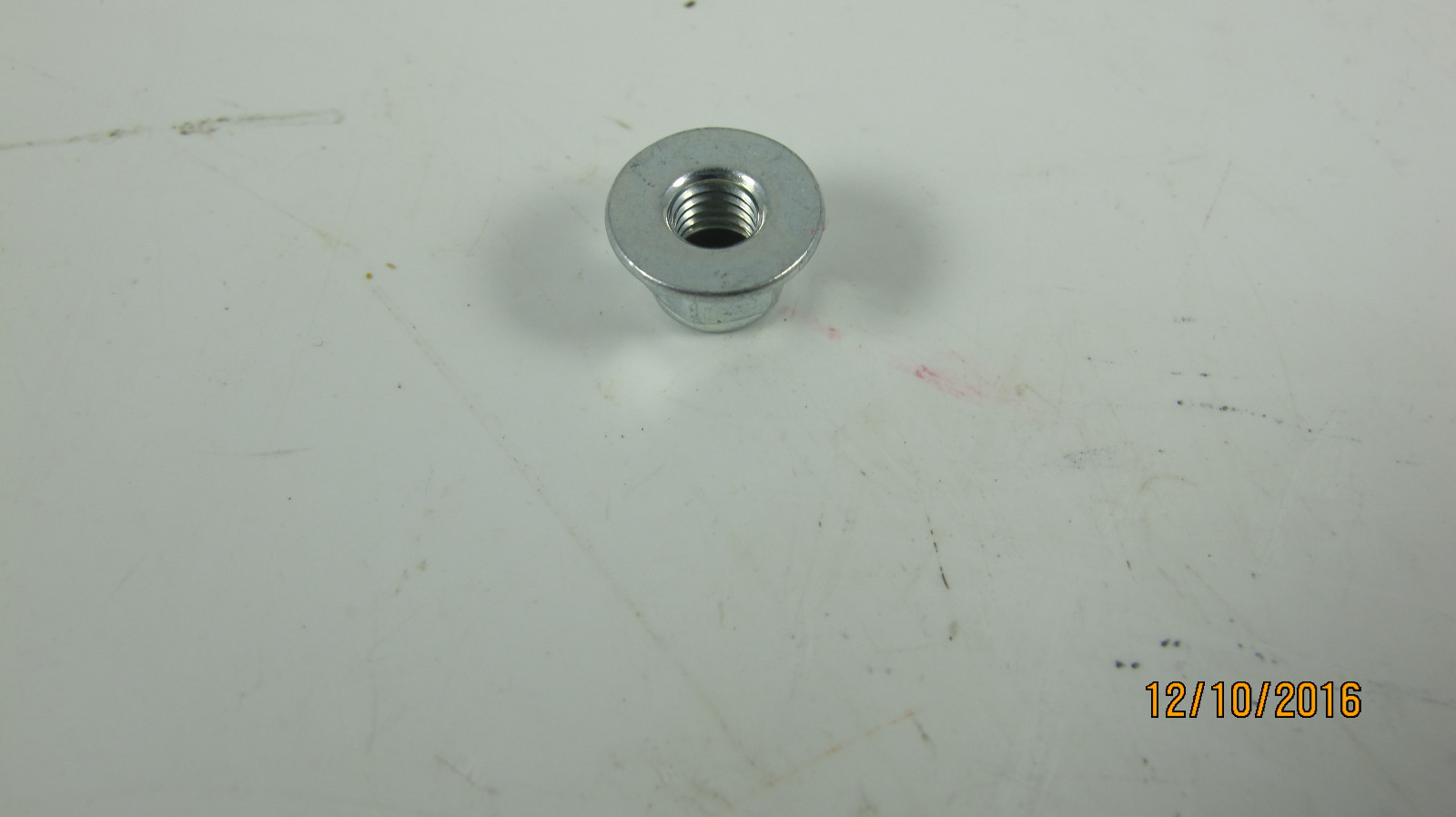 250x 10-32 Zinc Flange Nut Nyloc Insert Lock Nuts Free Shipping