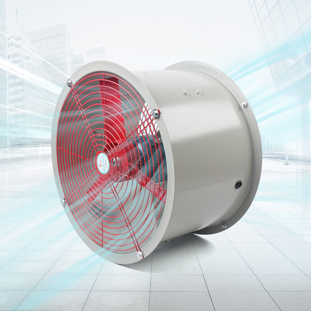 Explosion-proof Axial Exhaust Fan 16″Spray Booth Paint Fumes Exhaust Fan 1450rpm