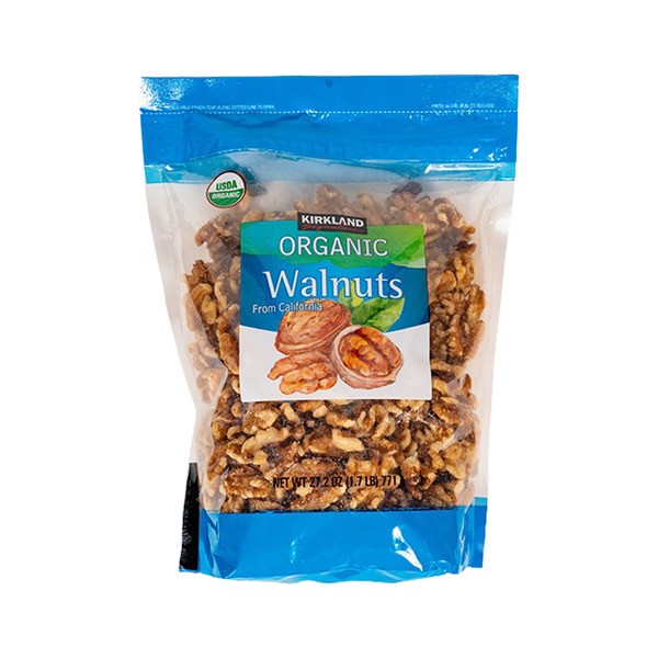 Kirkland Organic Walnuts – 1.7lb – PACK OF 4