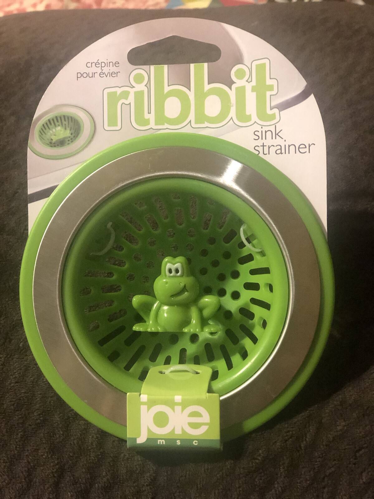 Joie Ribbit Frog Sink Strainer Stainless Steel And ABS Plastic