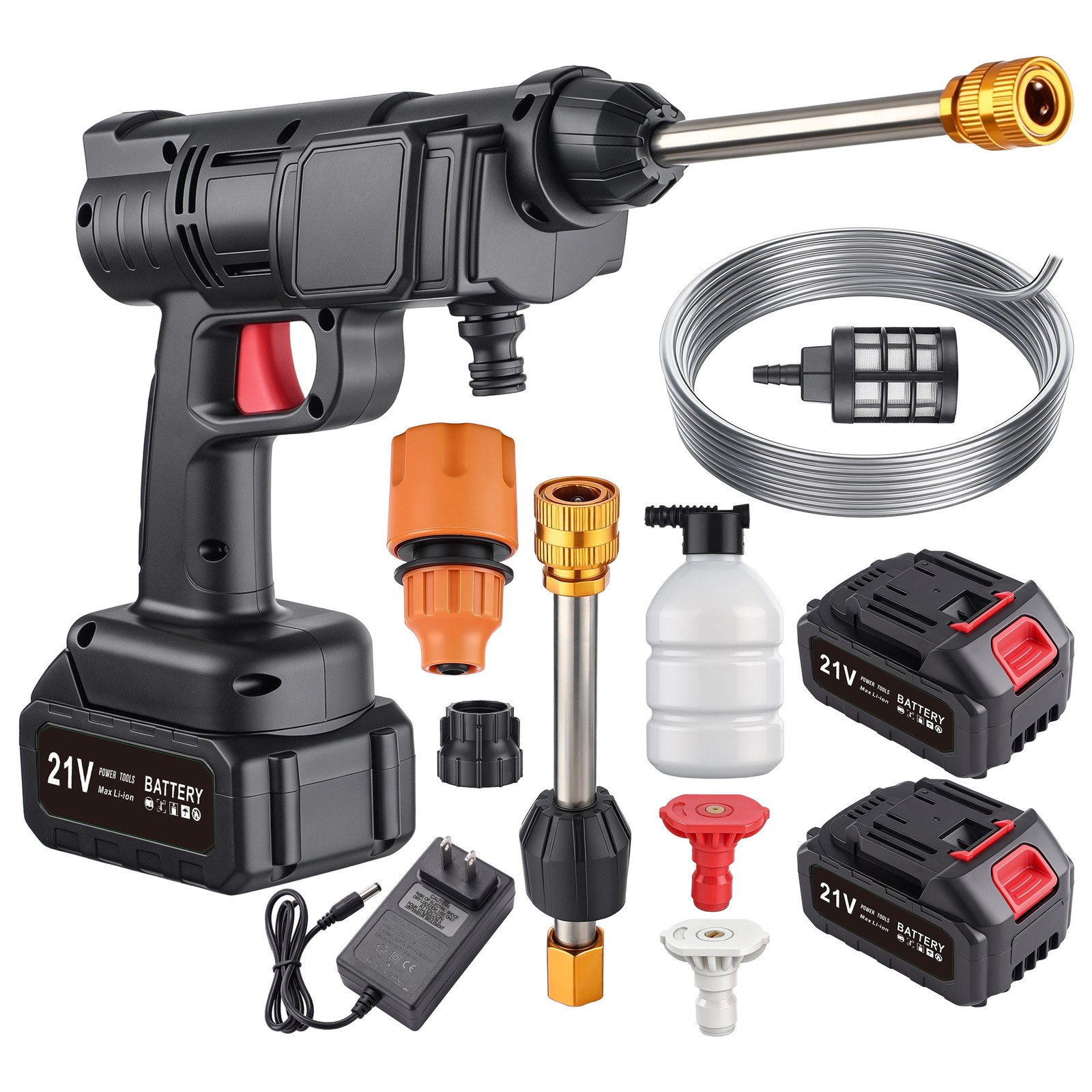 Water Pressure Washer For balconies decks US 70 dB Cordless 1.2mpa/145PSI