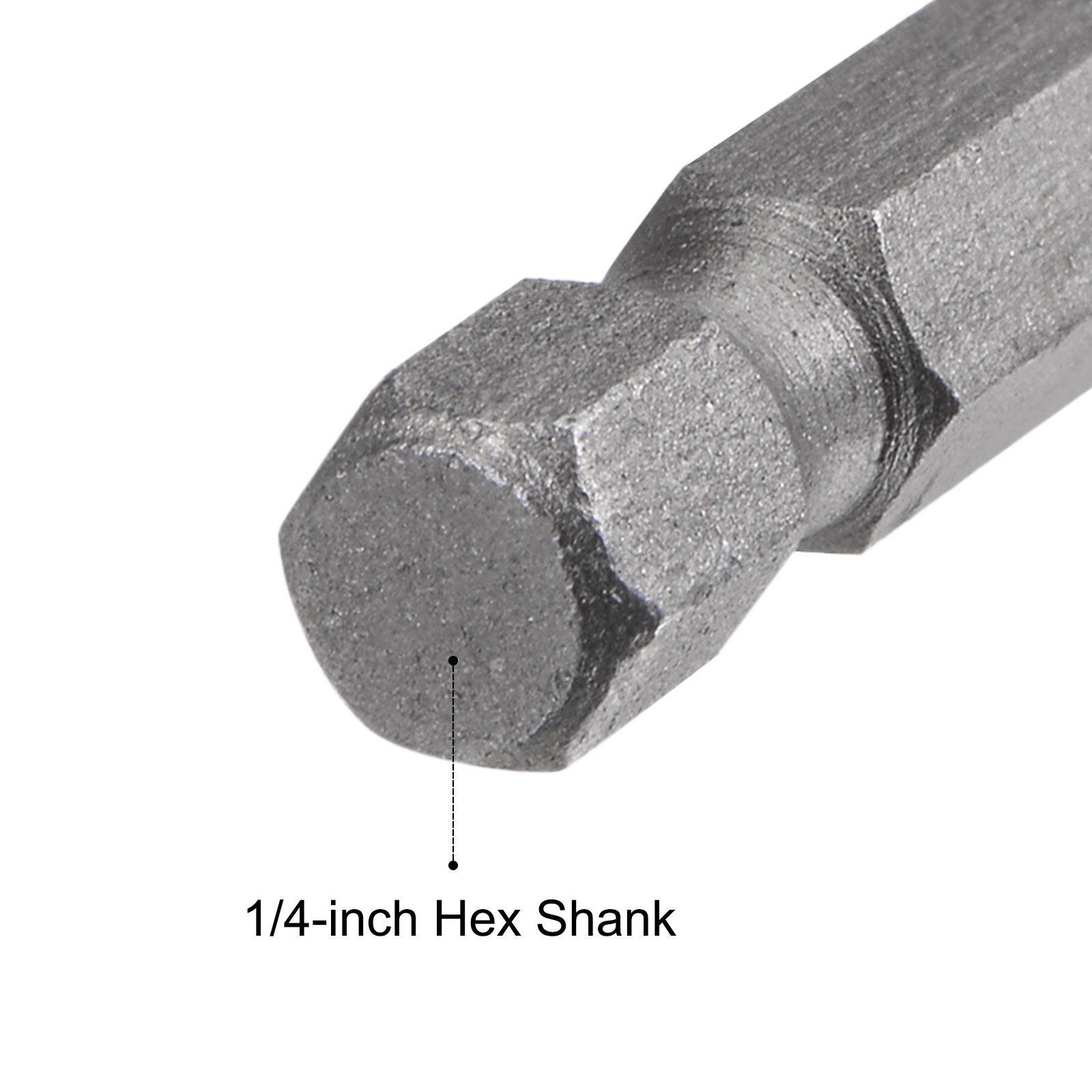 5 Pack 1/4″ Quick-Change Hex Shank 10mm Magnetic Nut Driver Bit 1.89″ Length