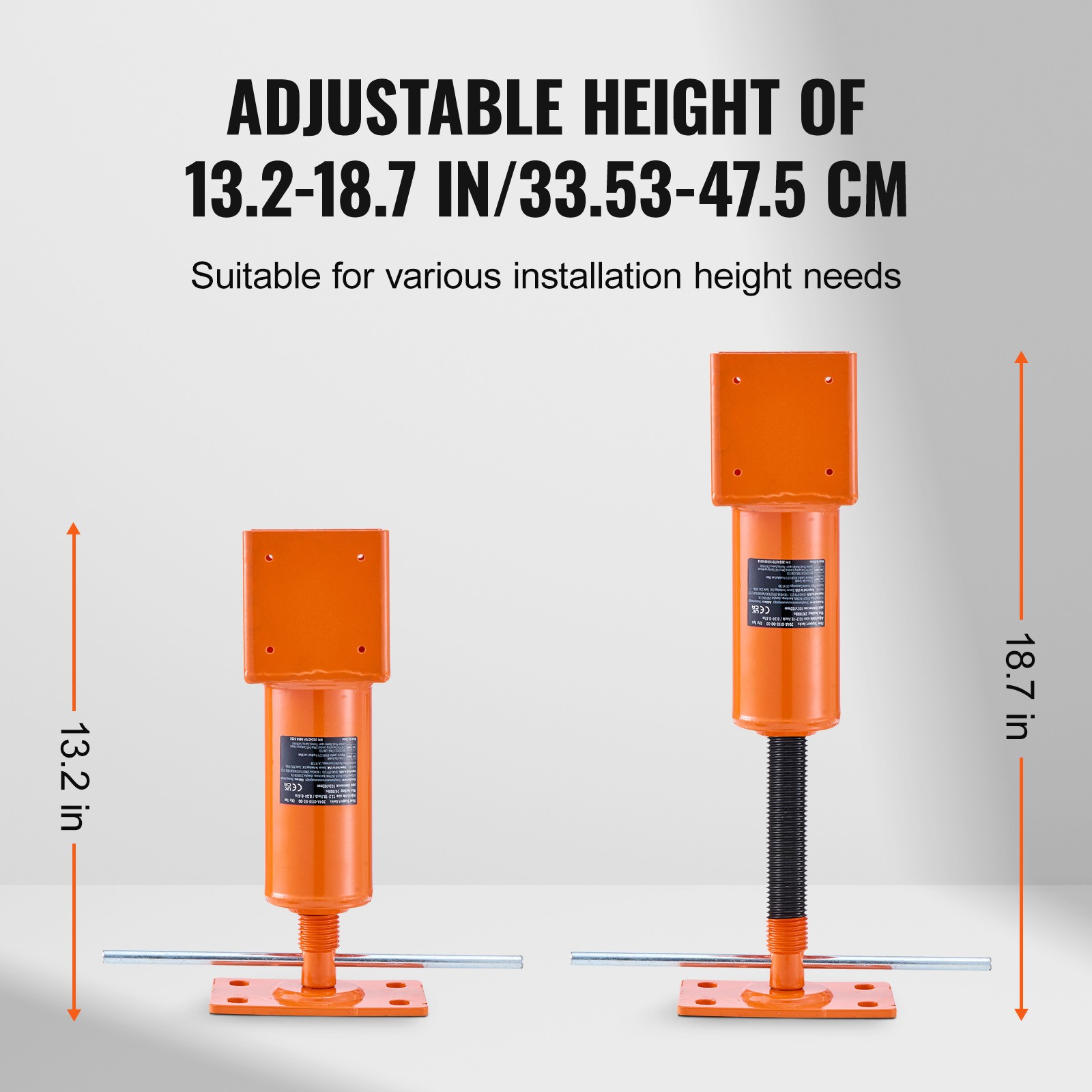 VEVOR Adjustable Shore Lift Stand Floor Roof Beam 4″x4″ House Leveling Jack Post